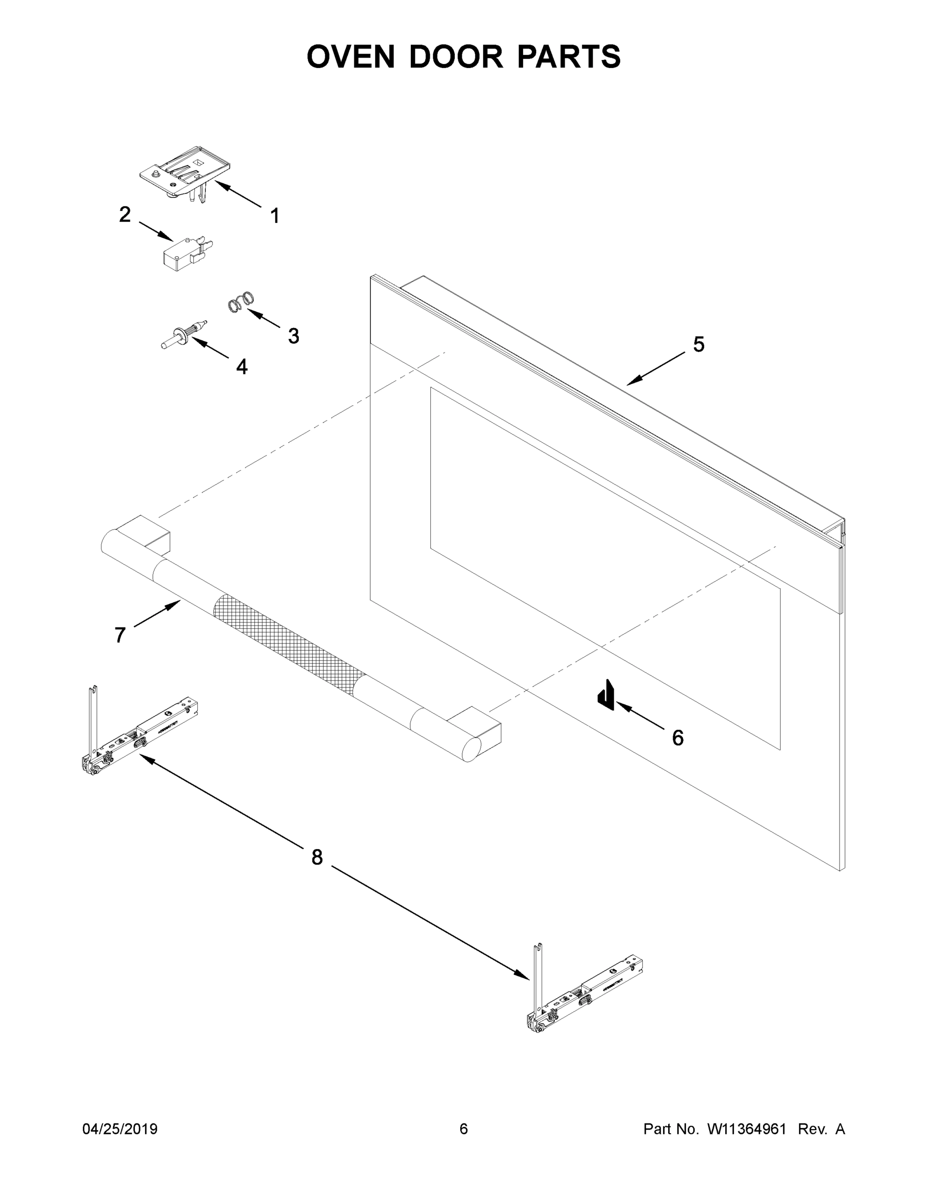 04 - OVEN DOOR PARTS