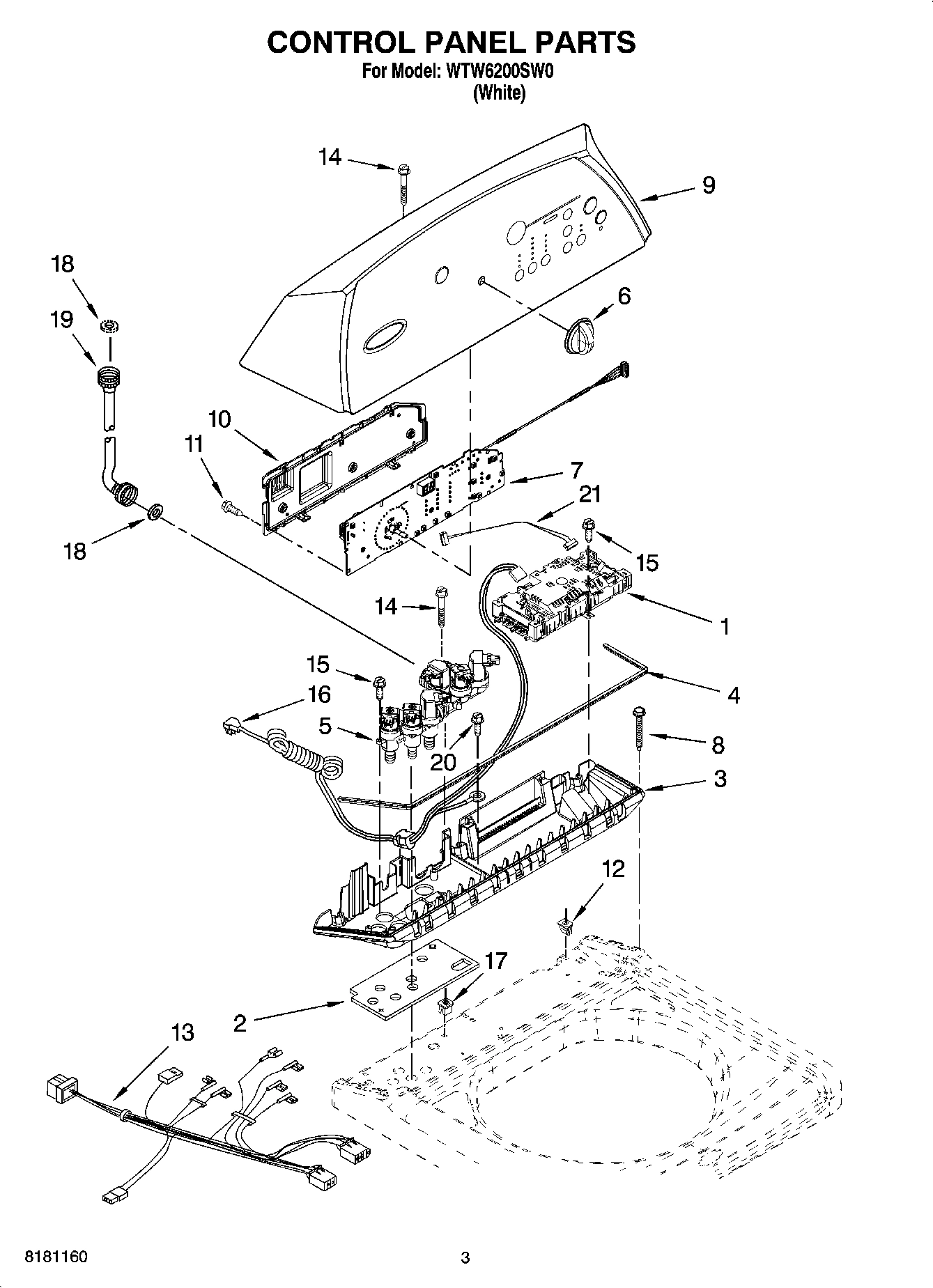 02 - CONTROL PANEL PARTS