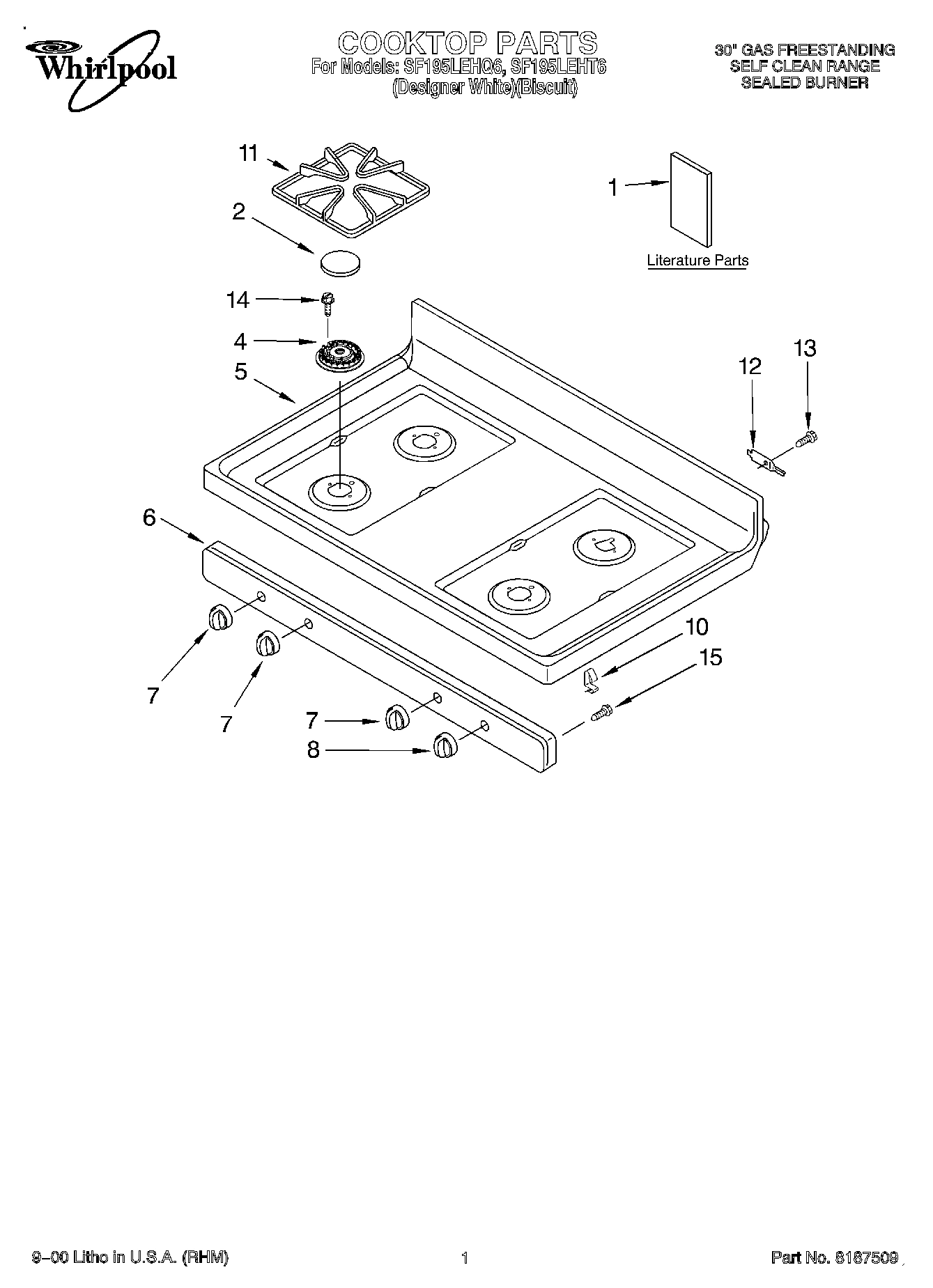 01 - COOKTOP, LITERATURE