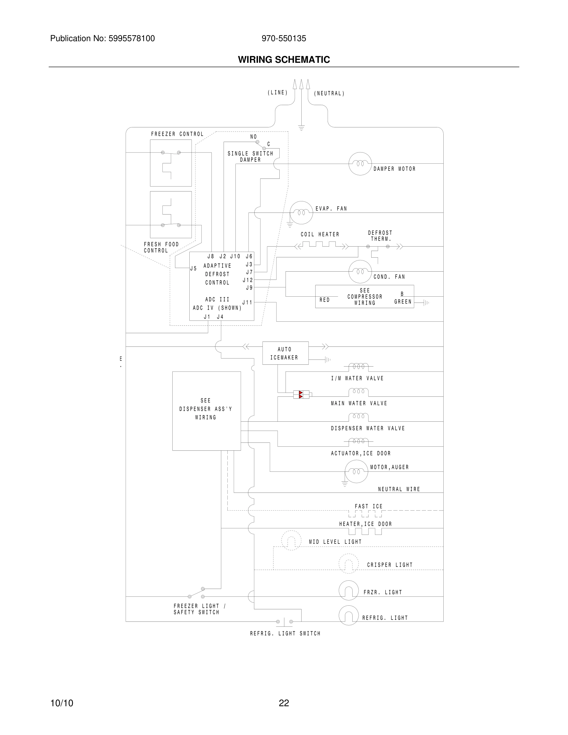22 - WIRING SCHEMATIC
