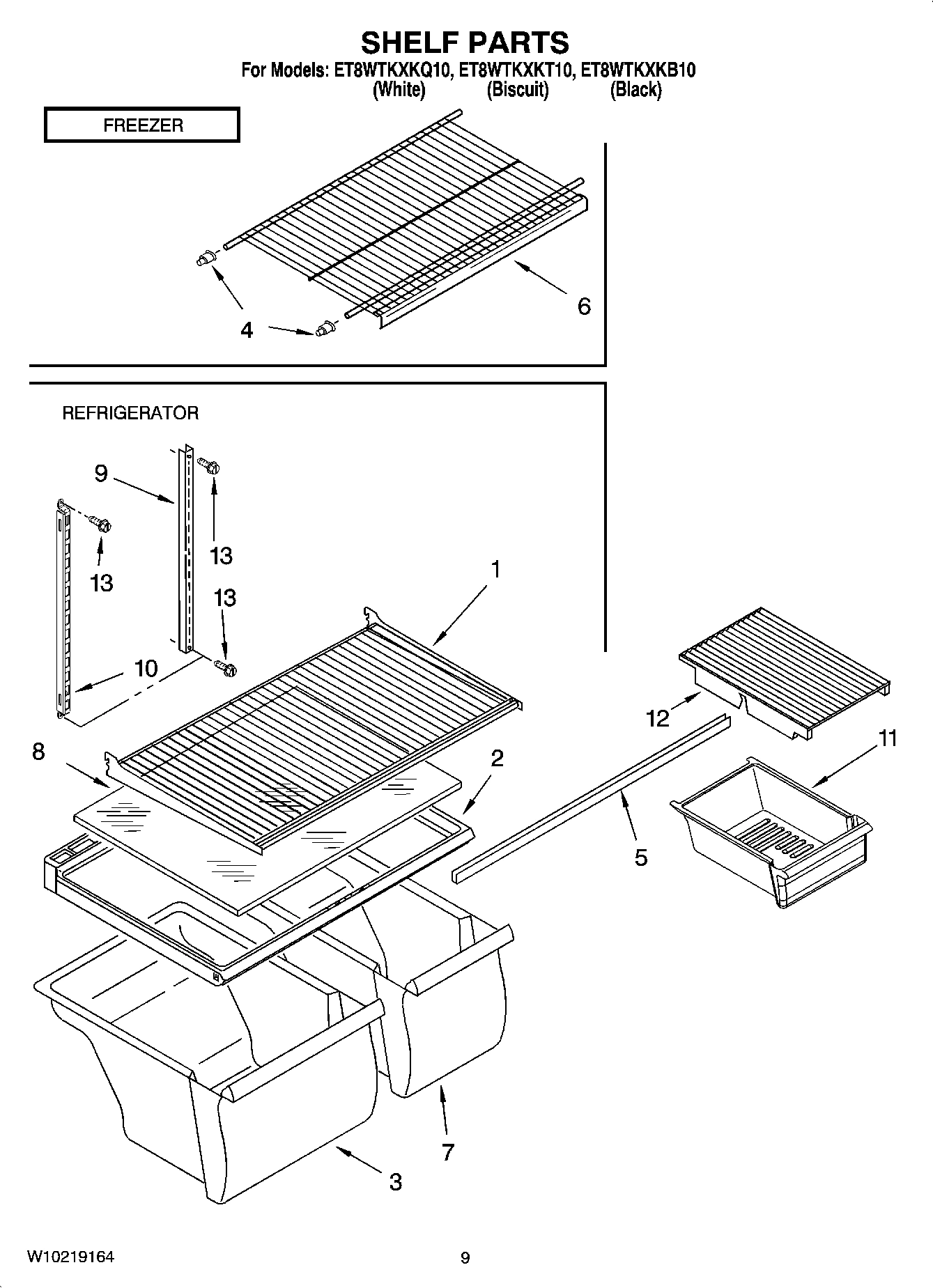 05 - SHELF PARTS, OPTIONAL PARTS