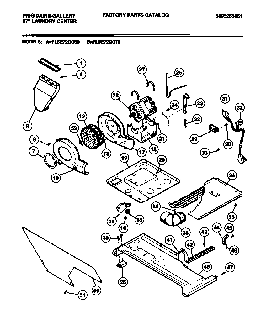 03 - DRYER MOTOR, BASE