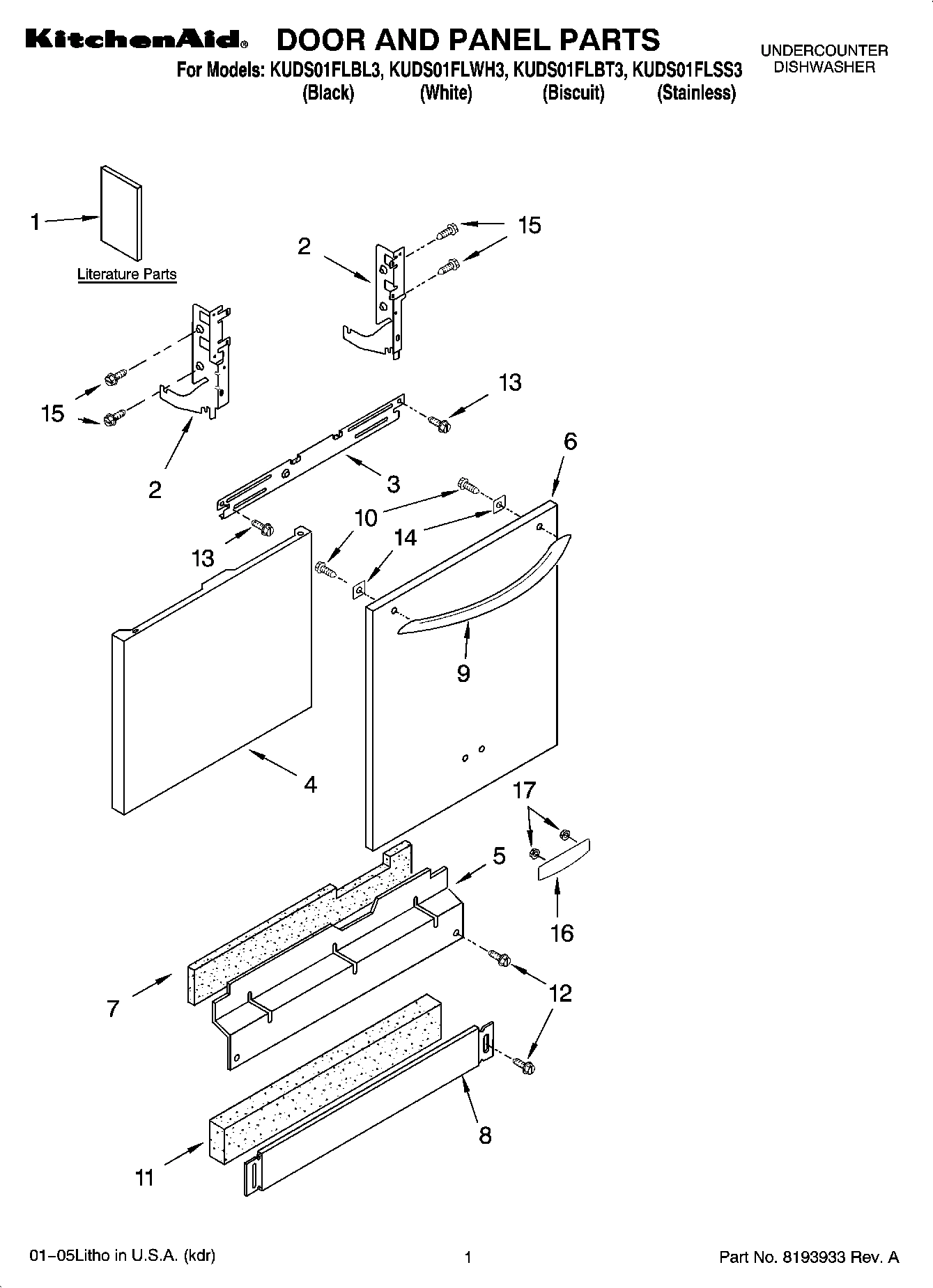 01 - DOOR AND PANEL PARTS