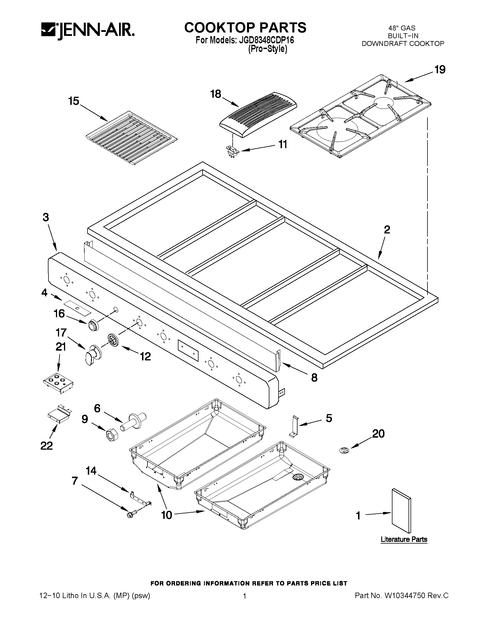 01 - COOKTOP PARTS