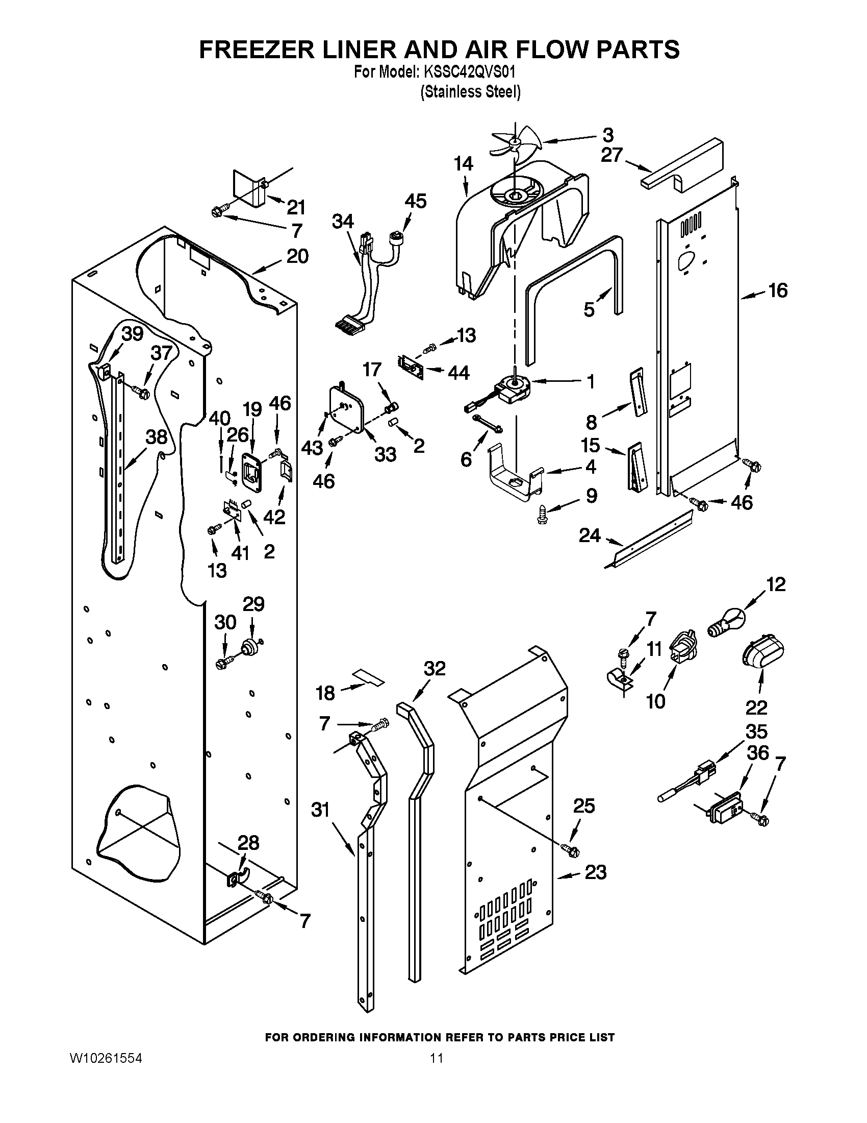 08 - FREEZER LINER AND AIR FLOW PARTS