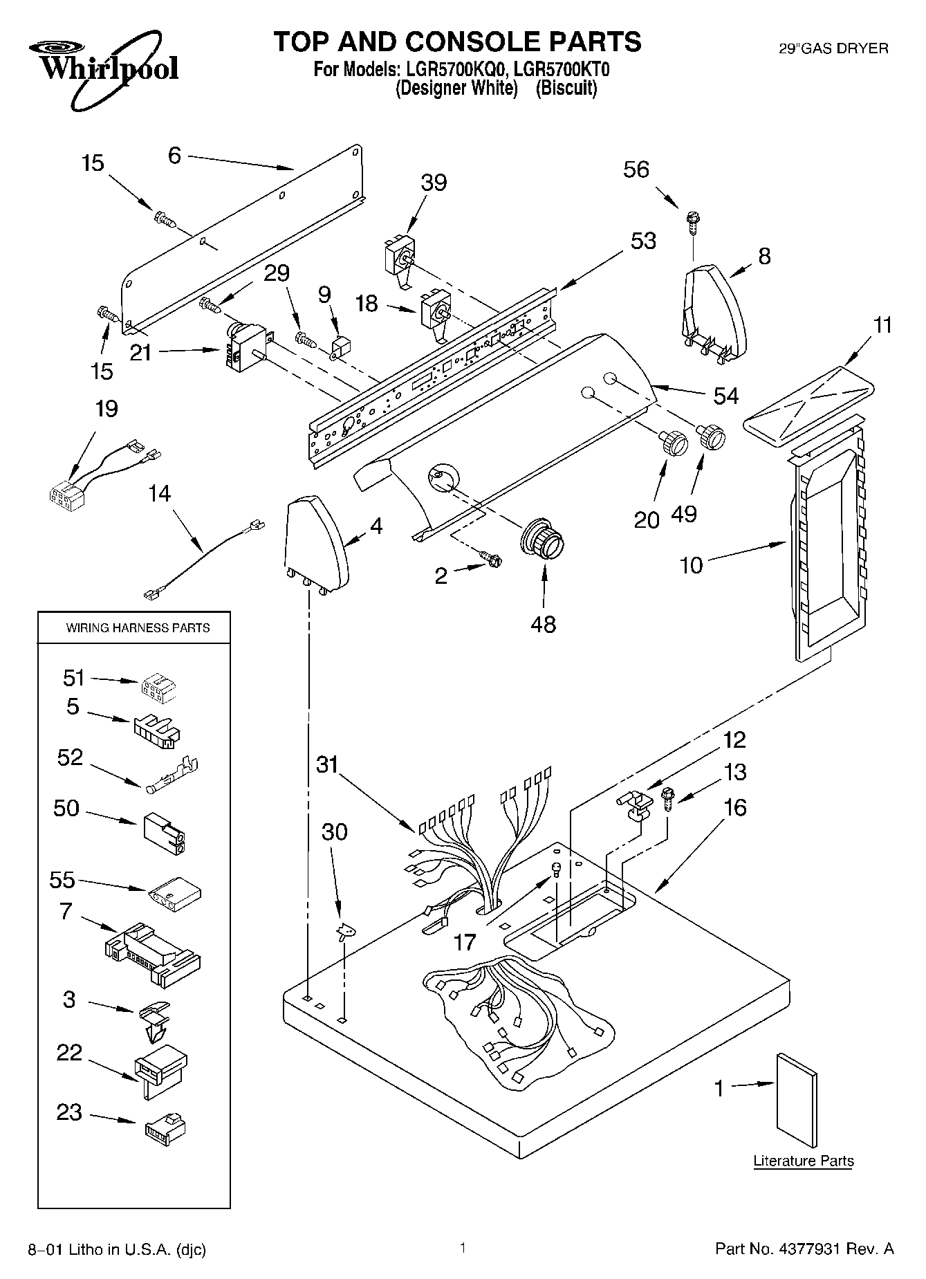 01 - TOP AND CONSOLE, LITERATURE