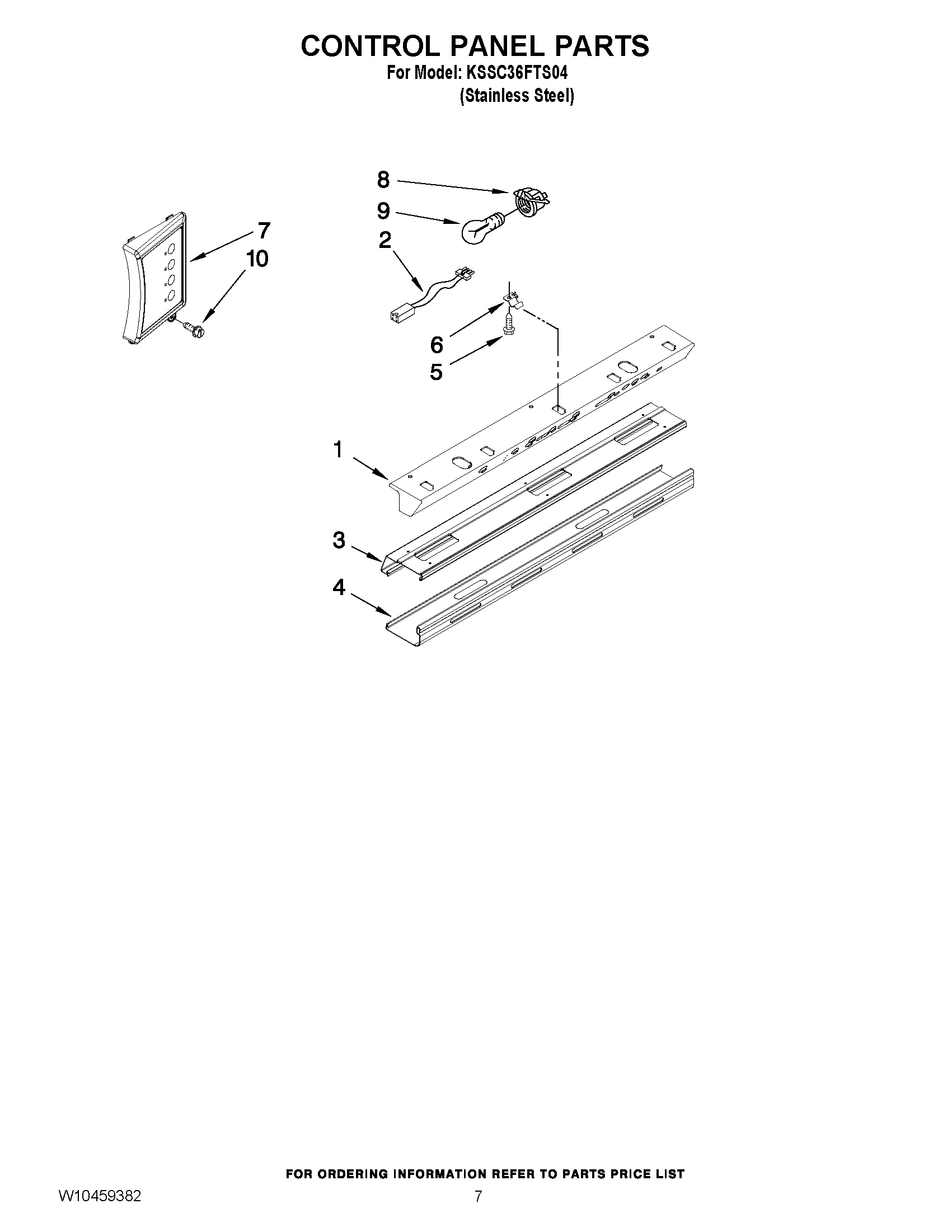 05 - CONTROL PANEL PARTS
