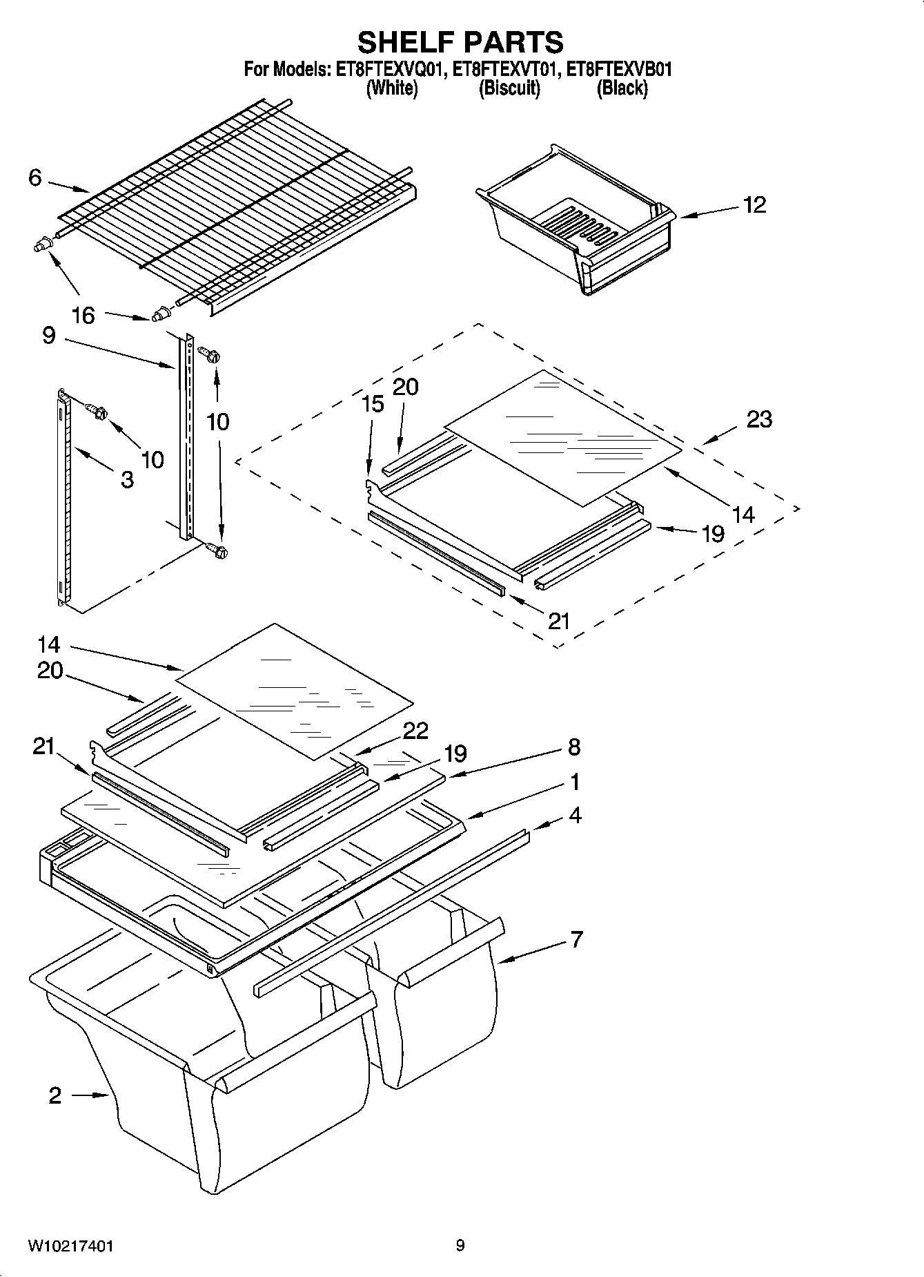 05 - SHELF PARTS, OPTIONAL PARTS