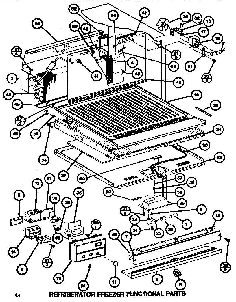 02 - FUNCTIONAL PARTS (REF/FRZ)
