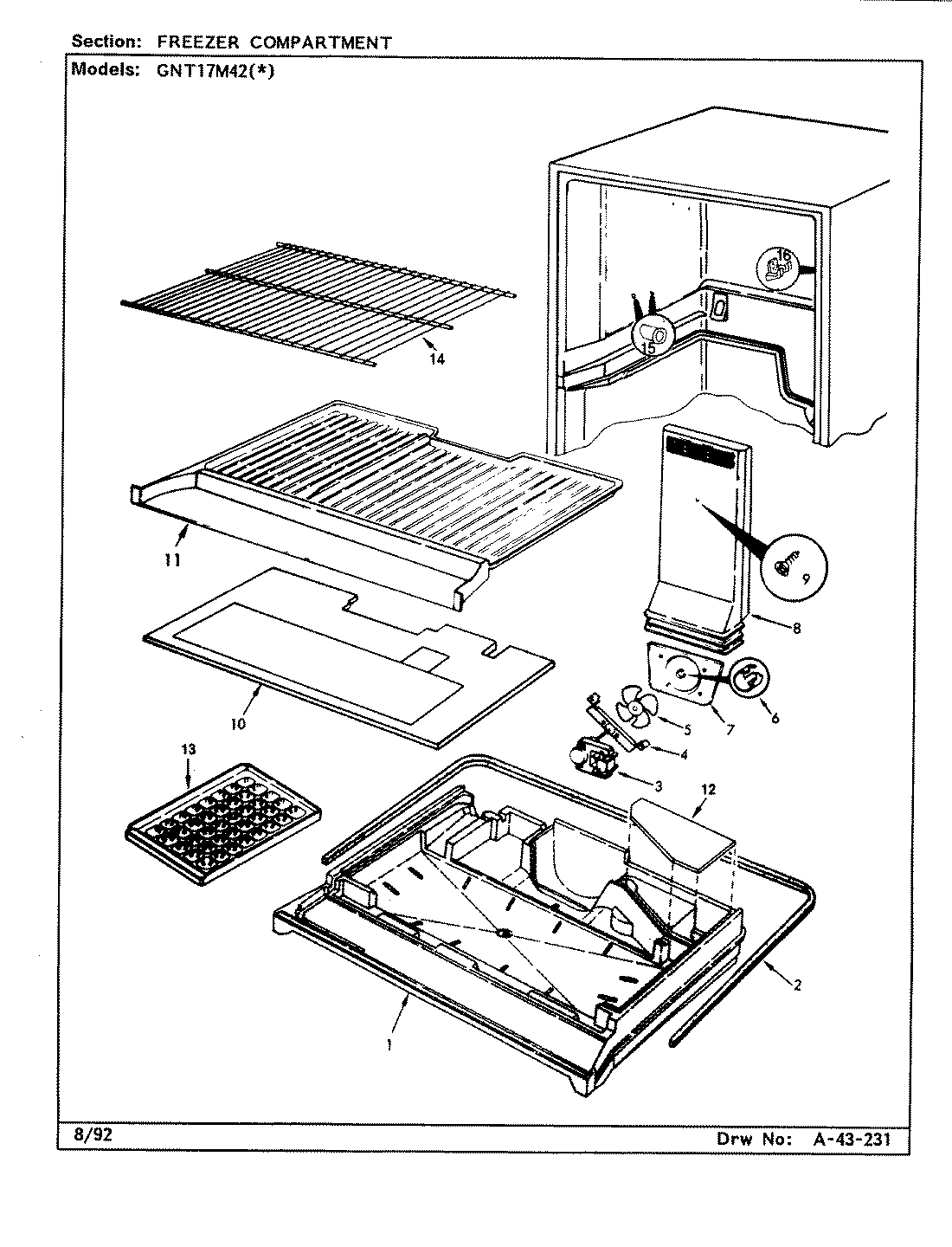 01 - FREEZER COMPARTMENT
