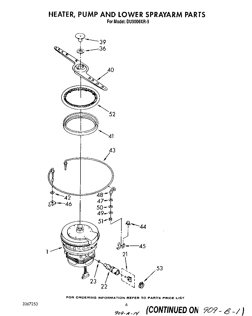04 - HEATER, PUMP AND LOWER SPRAY ARM