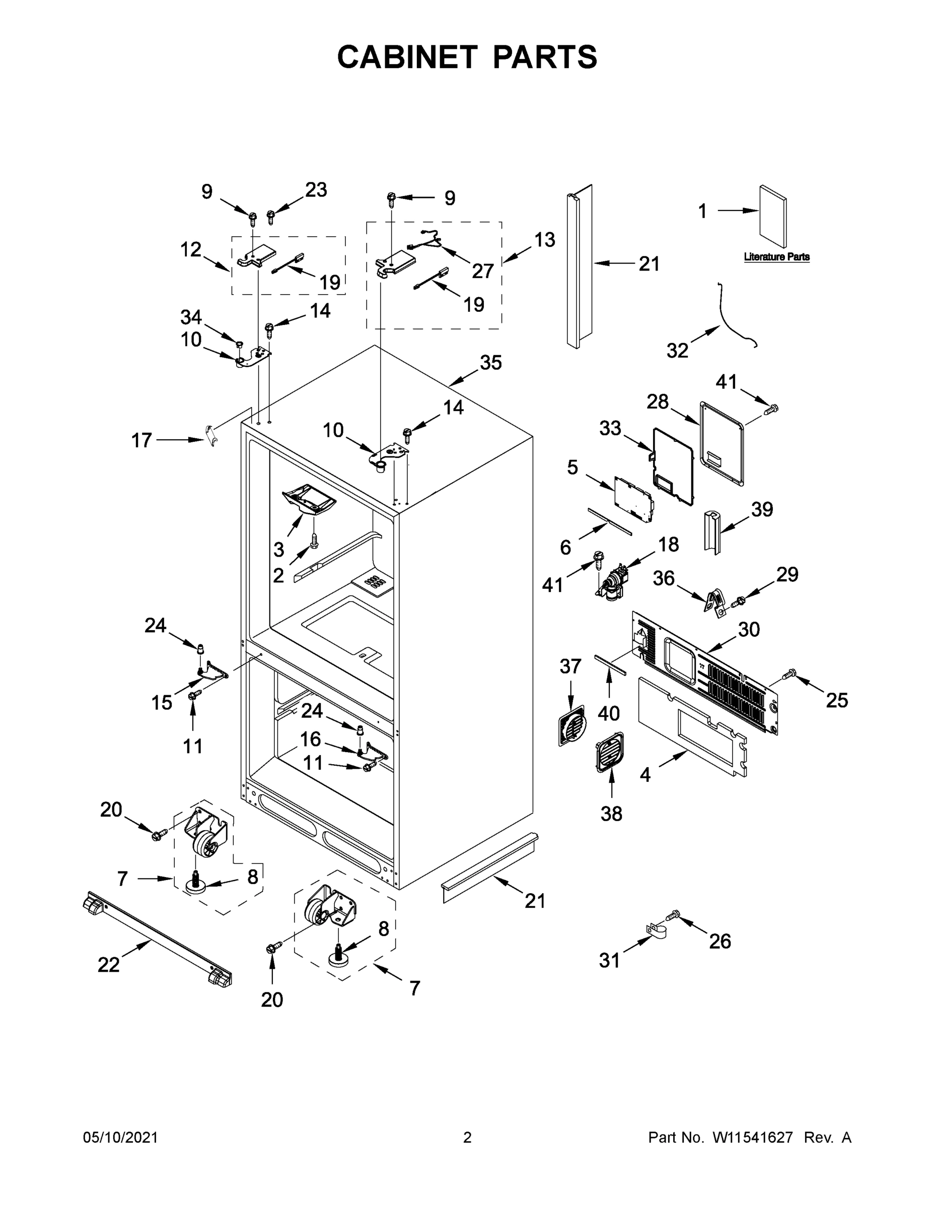 02 - CABINET PARTS