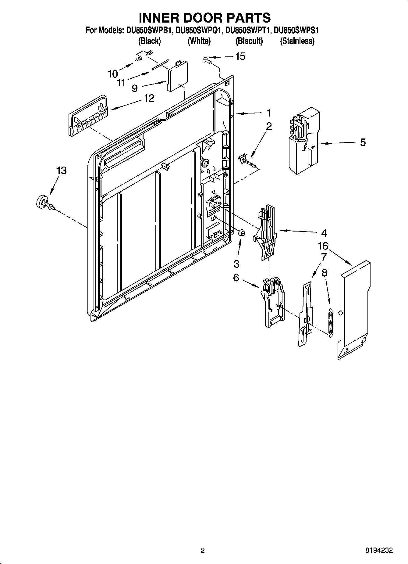 02 - INNER DOOR PARTS