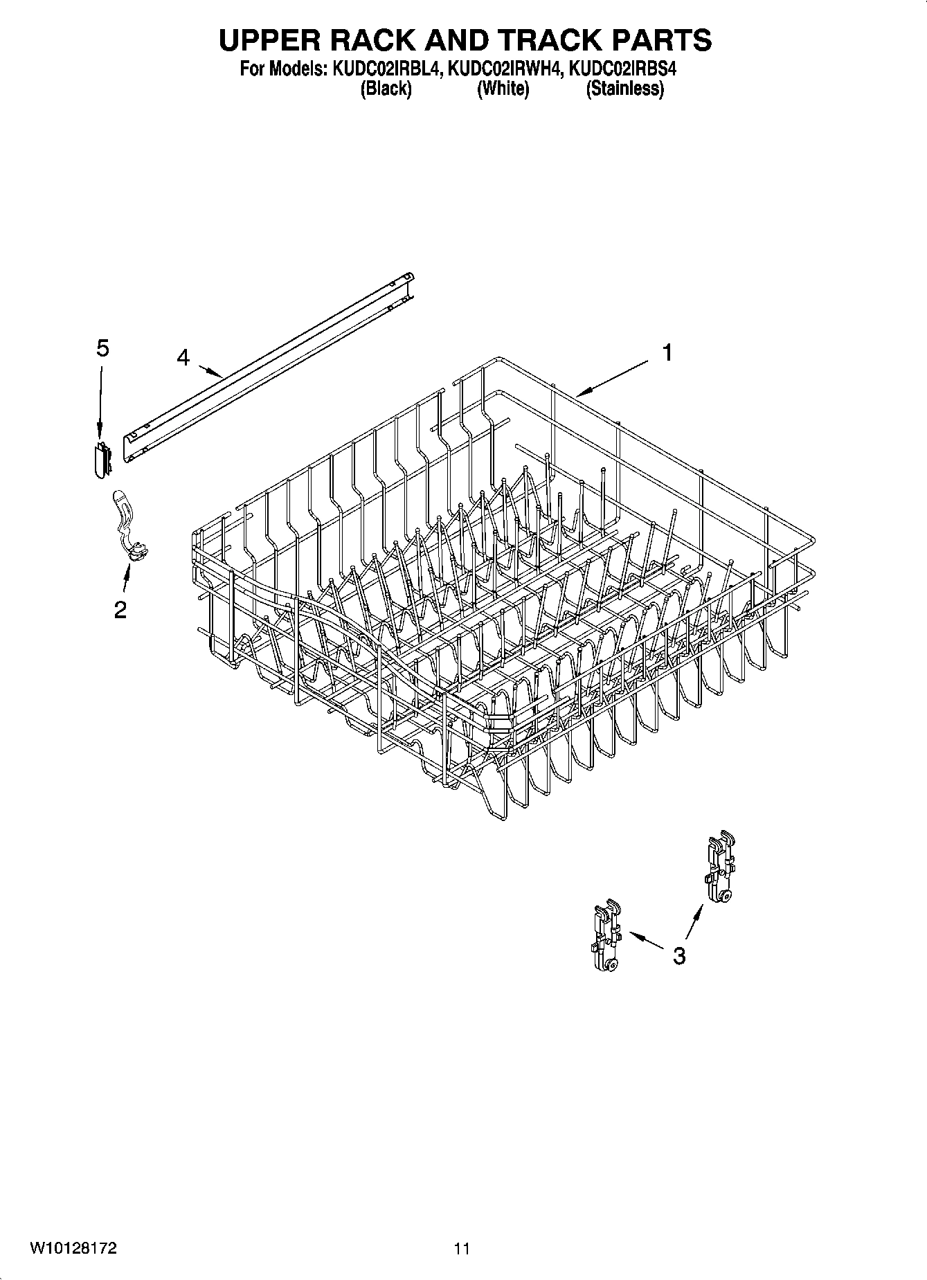 09 - UPPER RACK AND TRACK PARTS