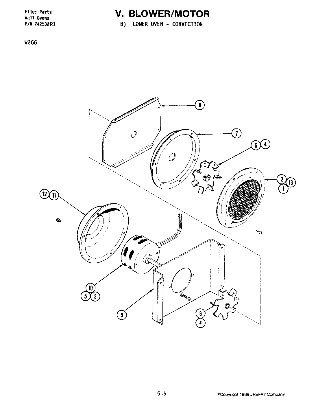01 - BLOWER MOTOR-CONVECTION FAN-LOWER