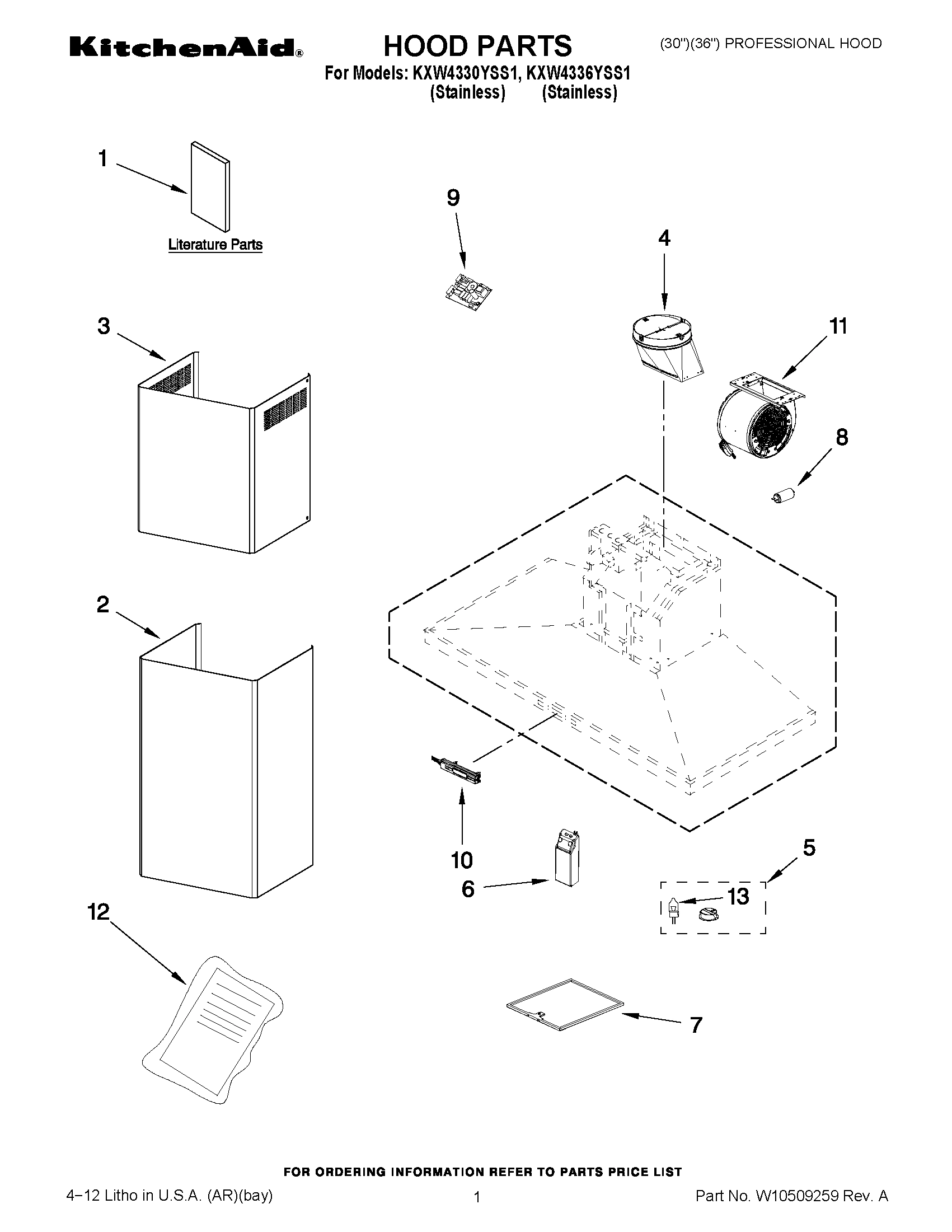 01 - HOOD PARTS