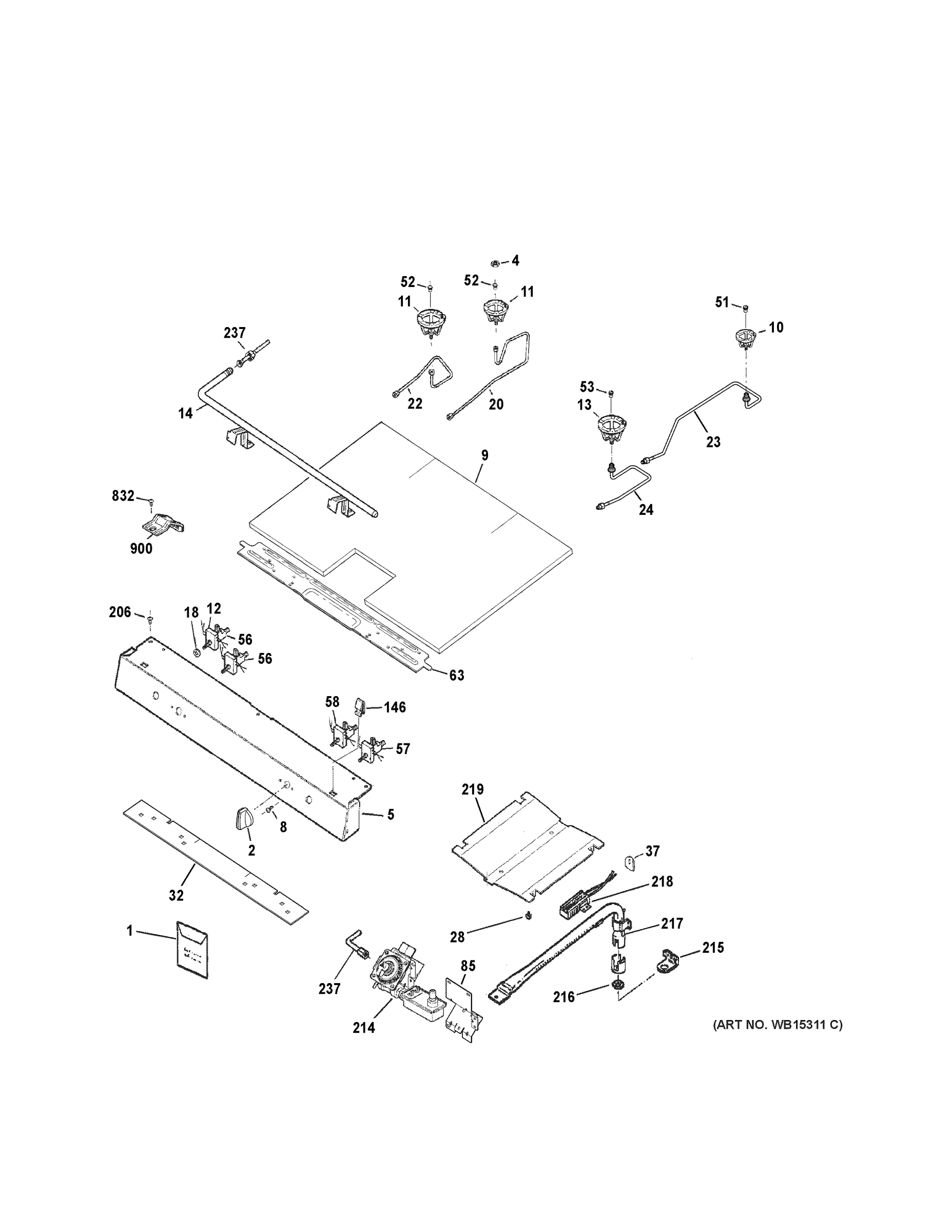 GAS & BURNER PARTS
