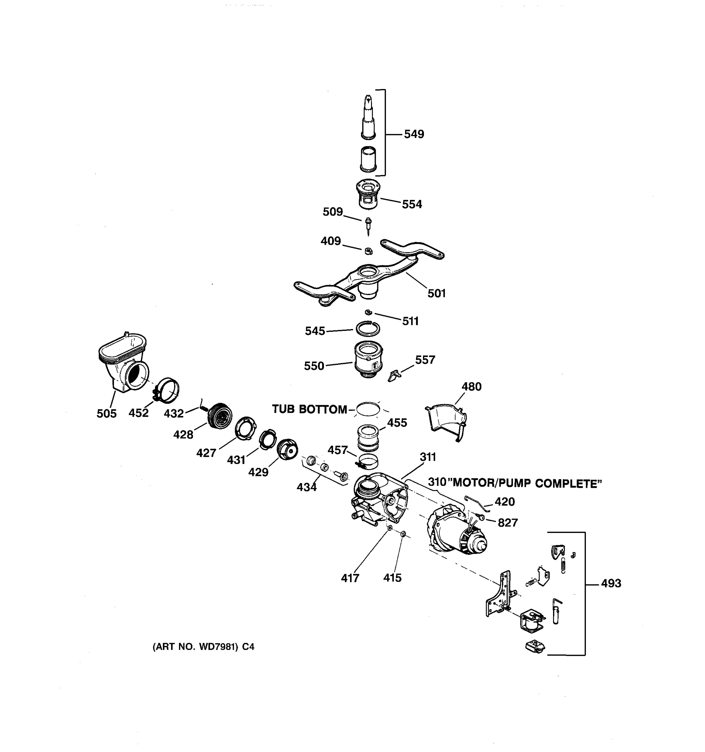 MOTOR-PUMP MECHANISM