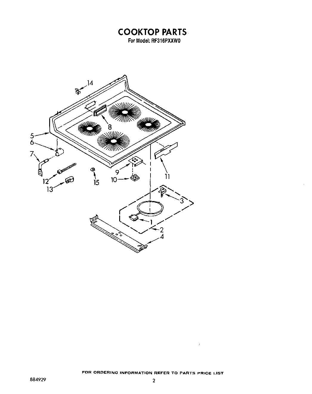 02 - COOKTOP, LIT/OPTIONAL