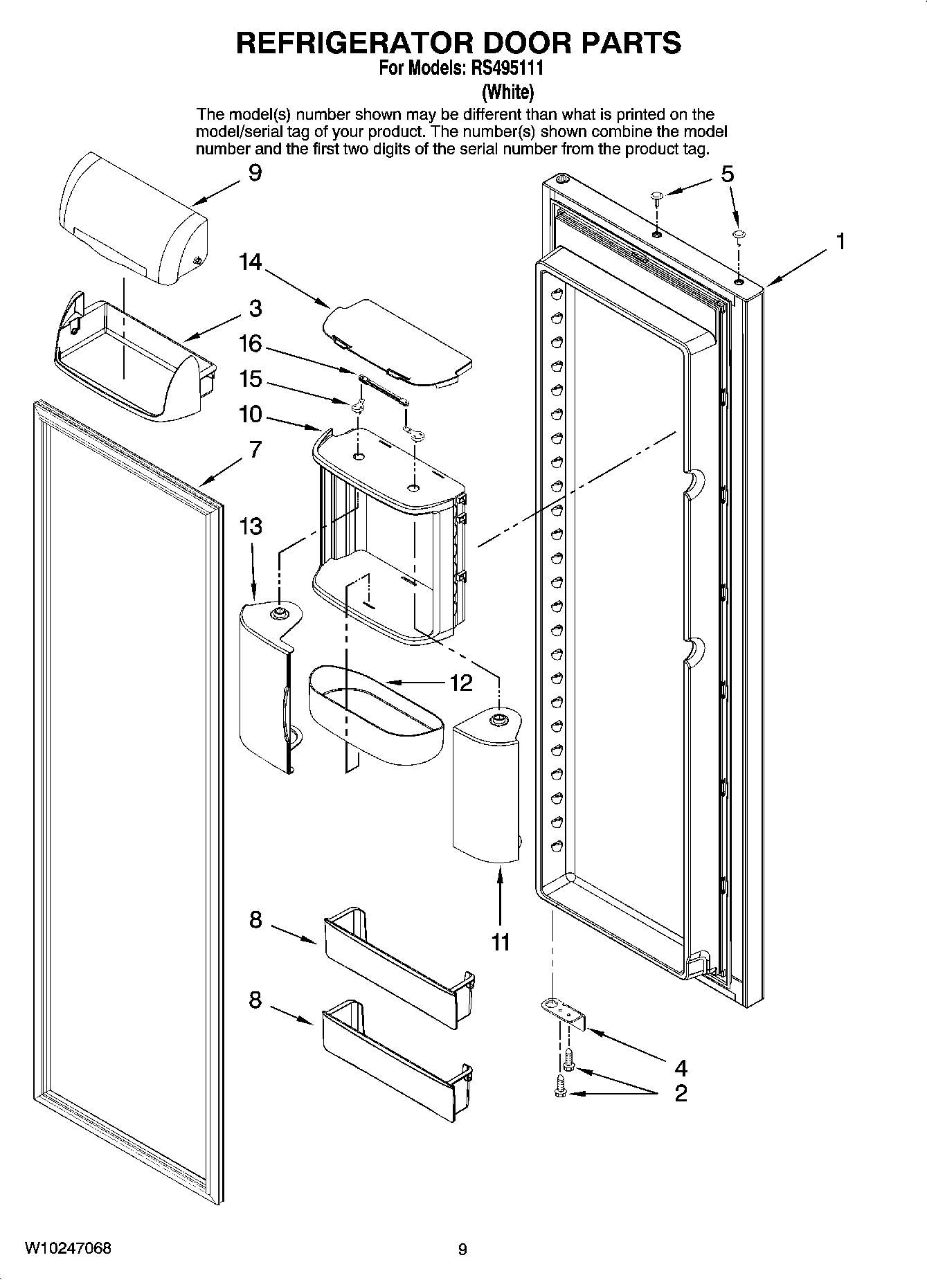 06 - REFRIGERATOR DOOR PARTS