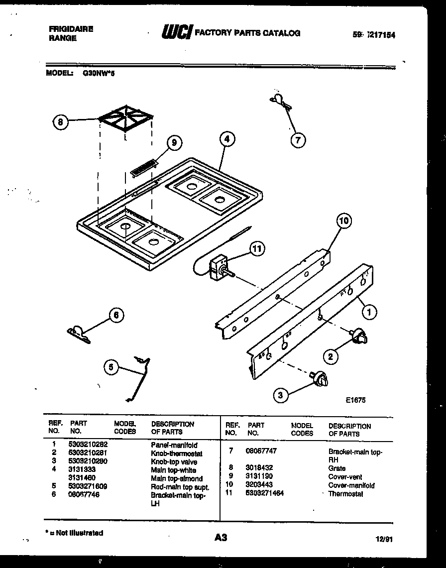 03 - COOKTOP PARTS
