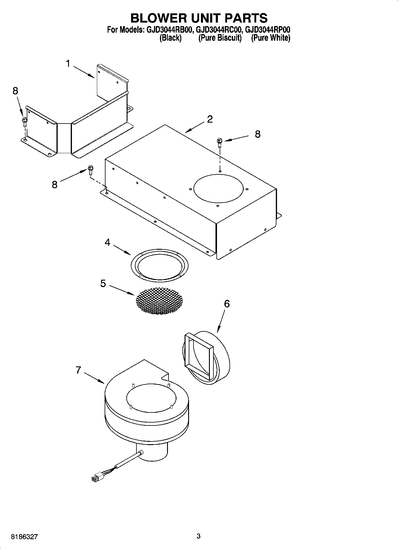 02 - BLOWER UNIT PARTS, OPTIONAL PARTS