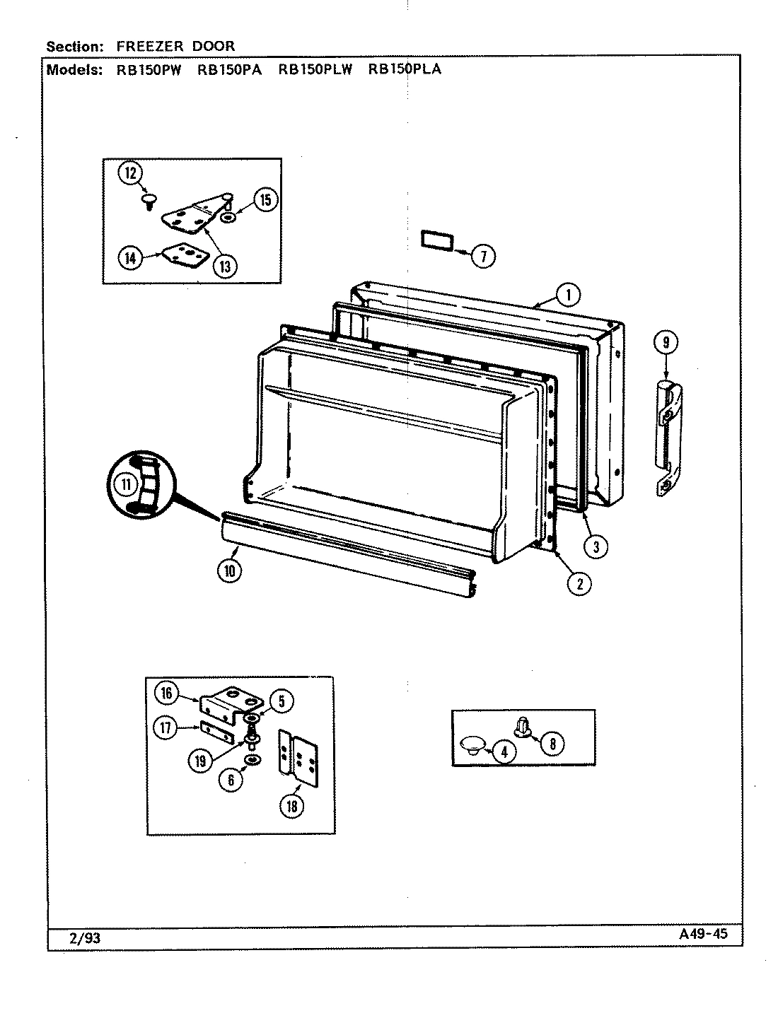 02 - FREEZER DOOR