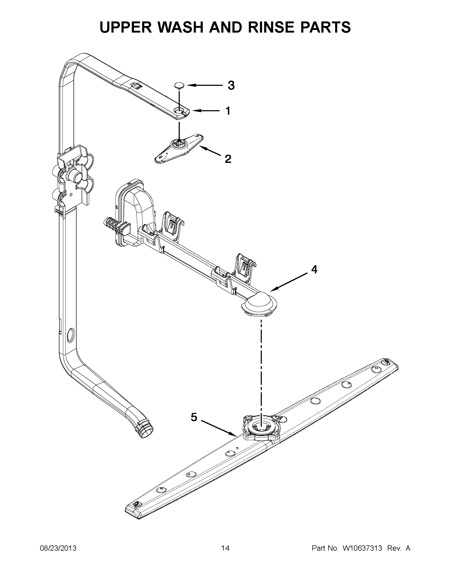 08 - UPPER WASH AND RINSE PARTS