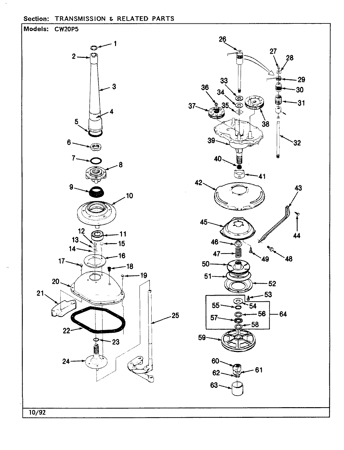 04 - TRANSMISSION & RELATED PARTS (REV. F-K)