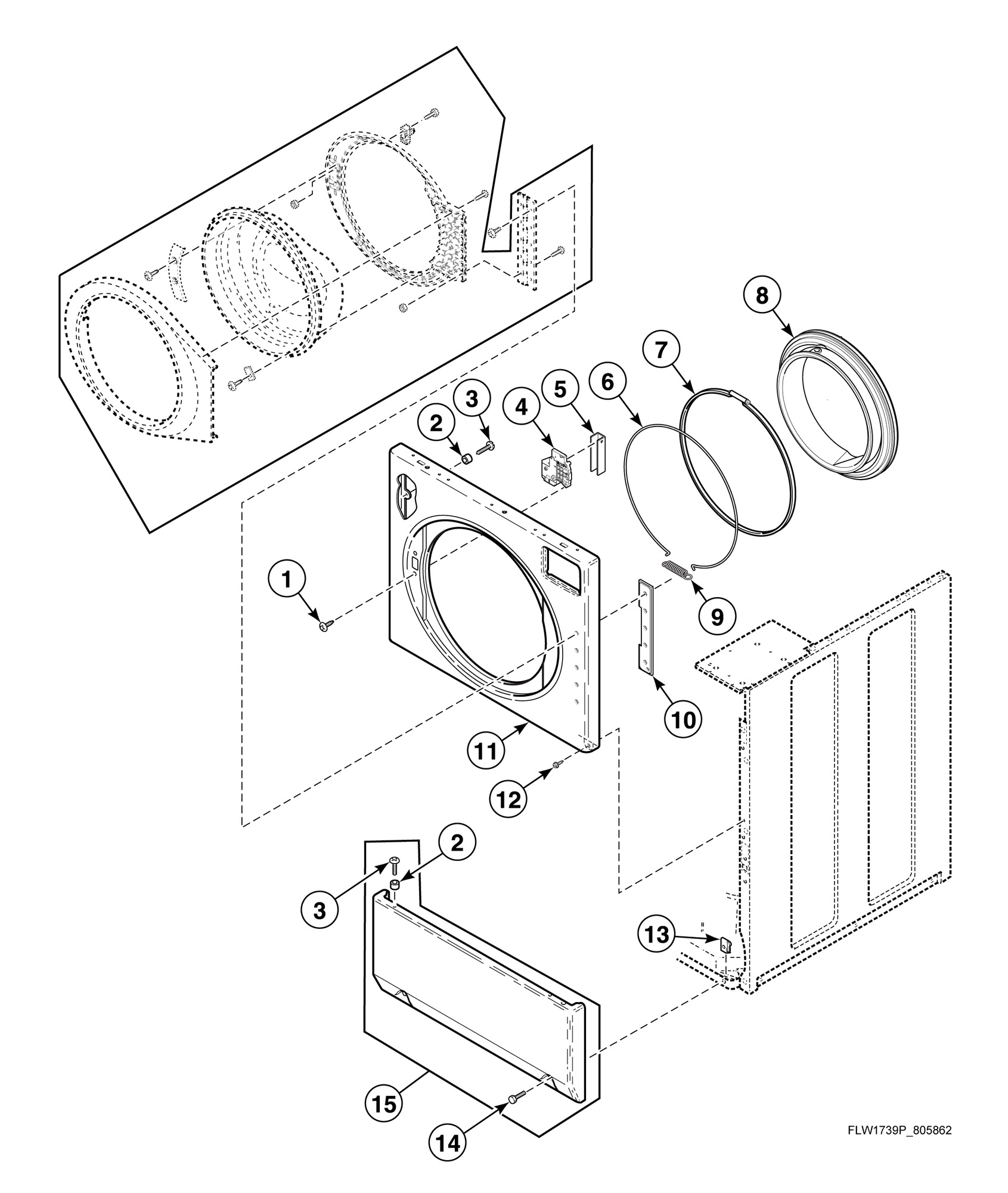 Front Panel and Door Seal