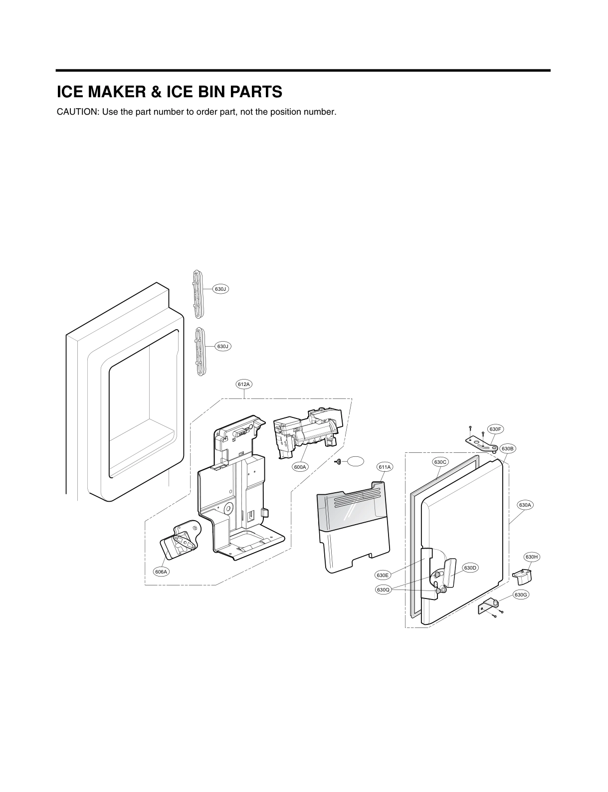 ICEMAKER & ICE BIN PARTS