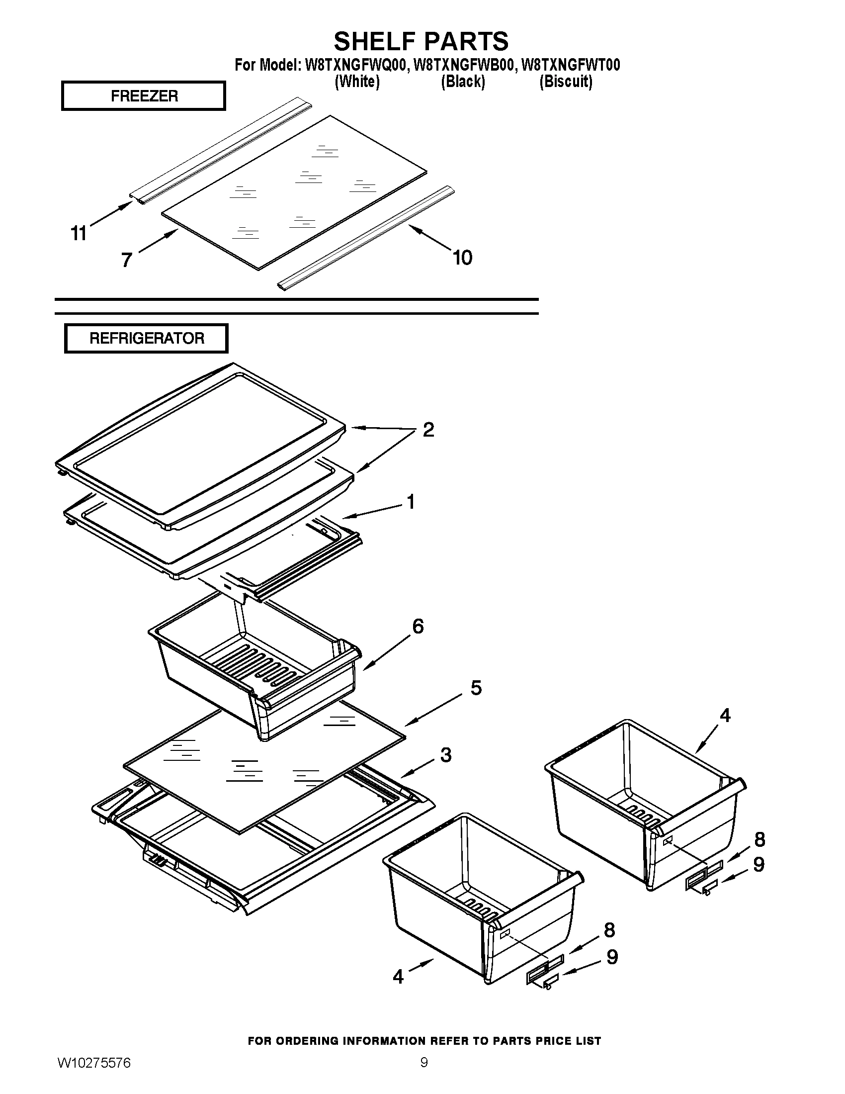 05 - SHELF PARTS