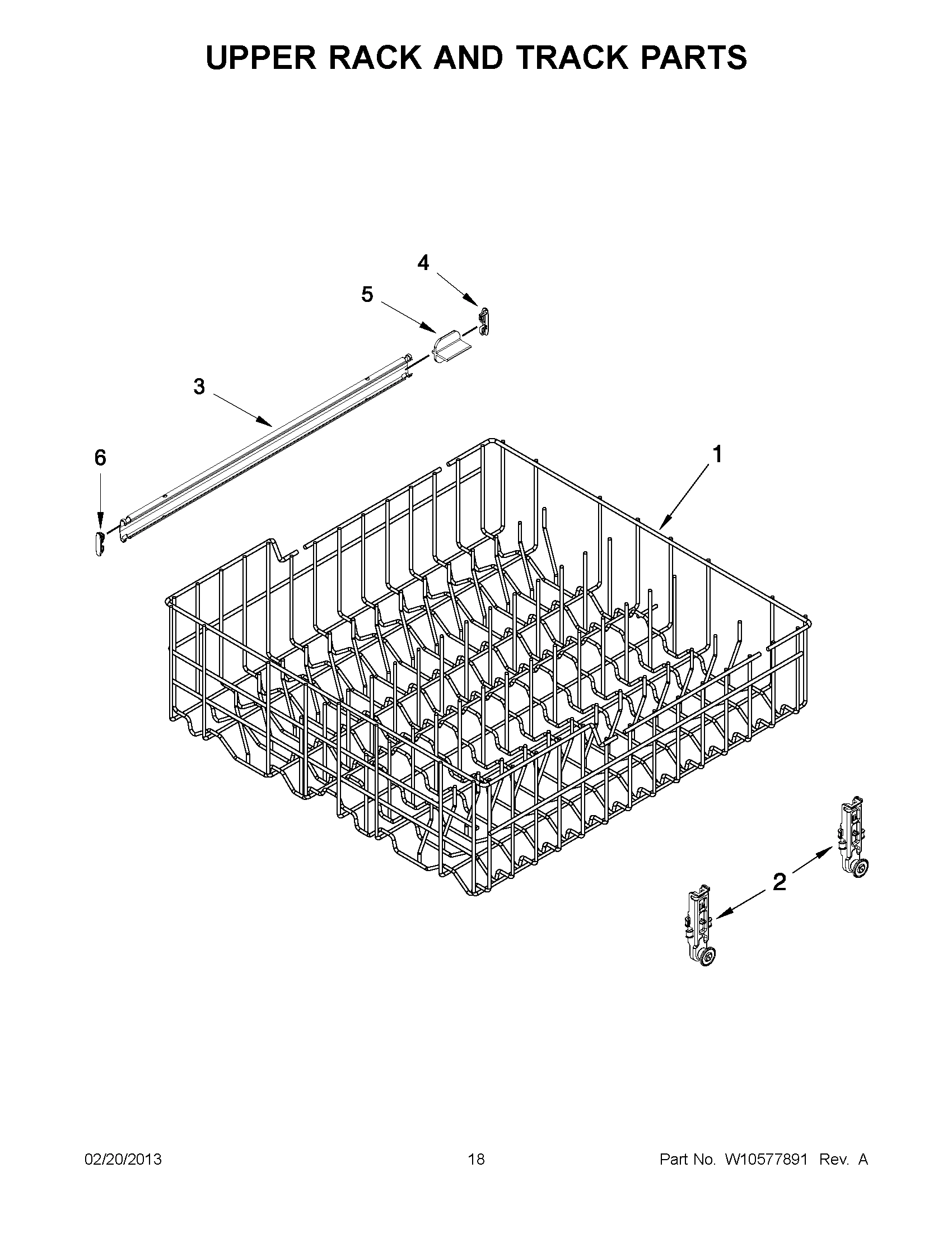 09 - UPPER RACK AND TRACK PARTS