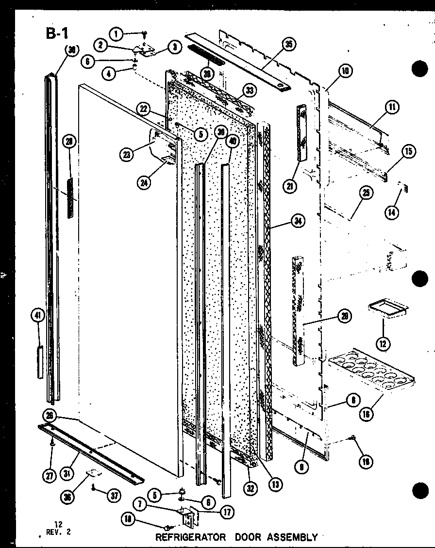 11 - REF DOOR ASSY