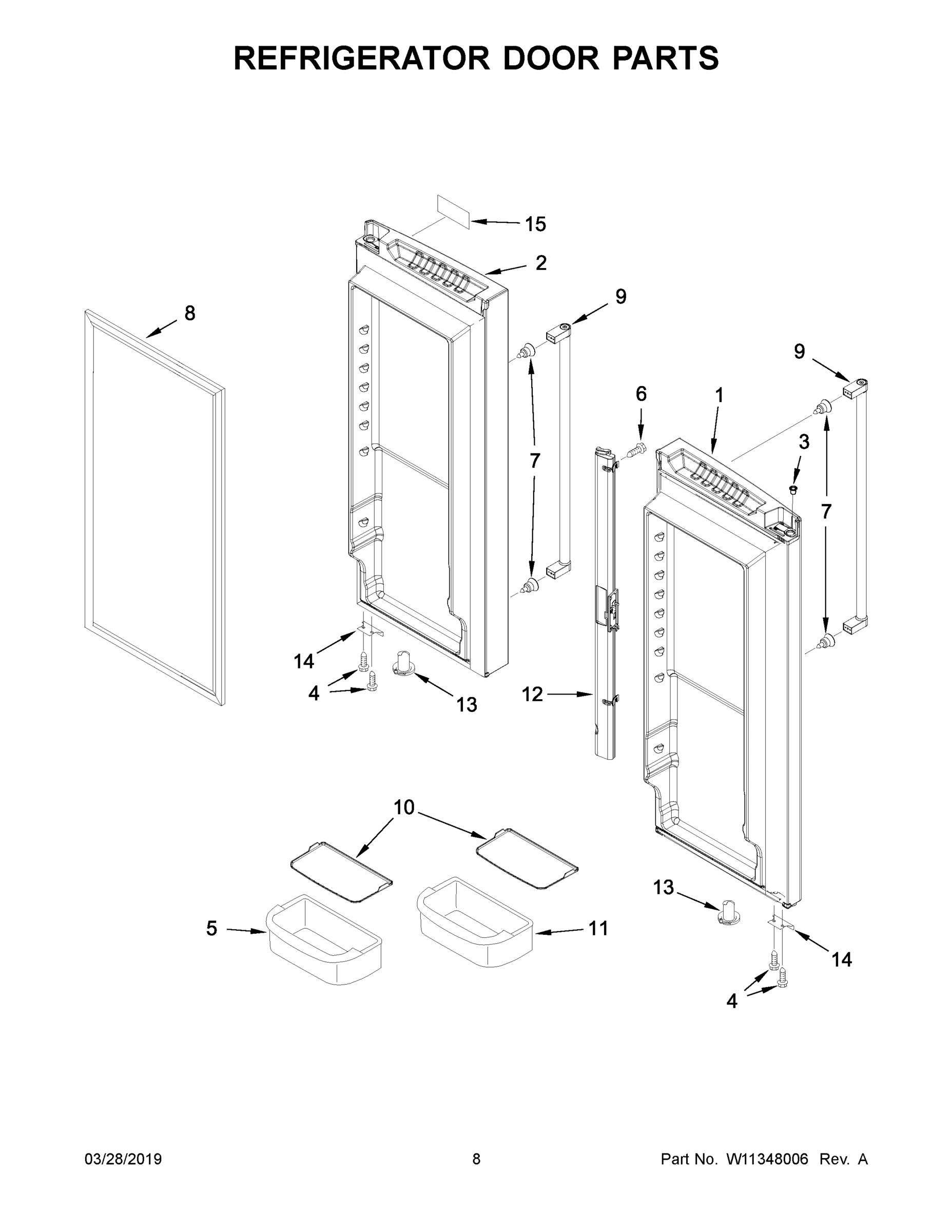 05 - REFRIGERATOR DOOR PARTS