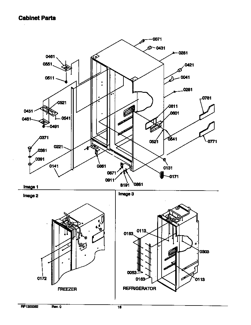 02 - CABINET PARTS