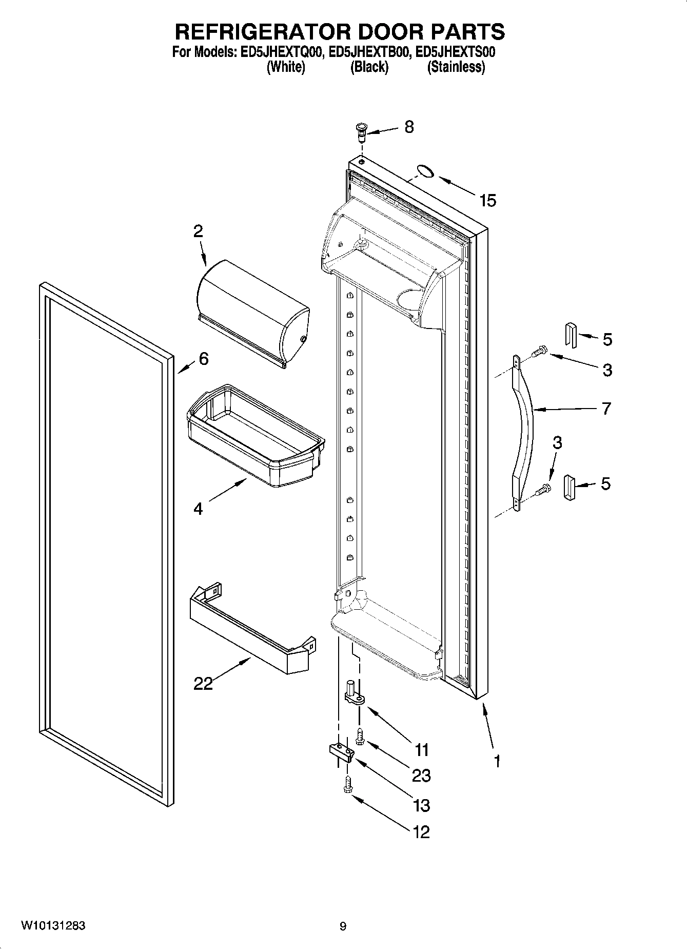 06 - REFRIGERATOR DOOR PARTS