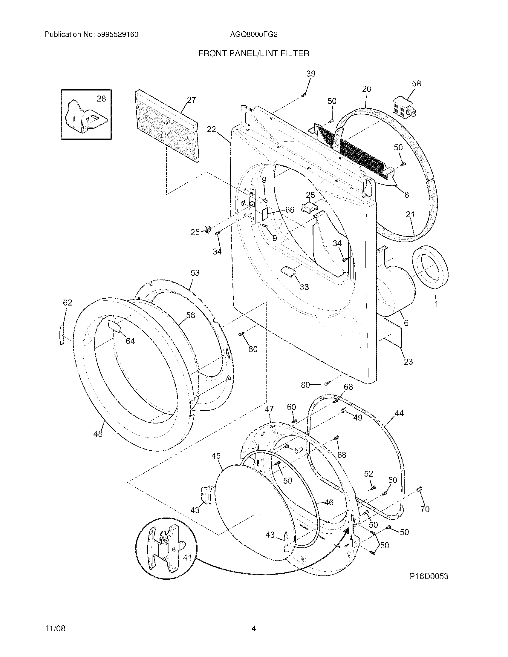 05 - FRONT PANEL/LINT FILTER