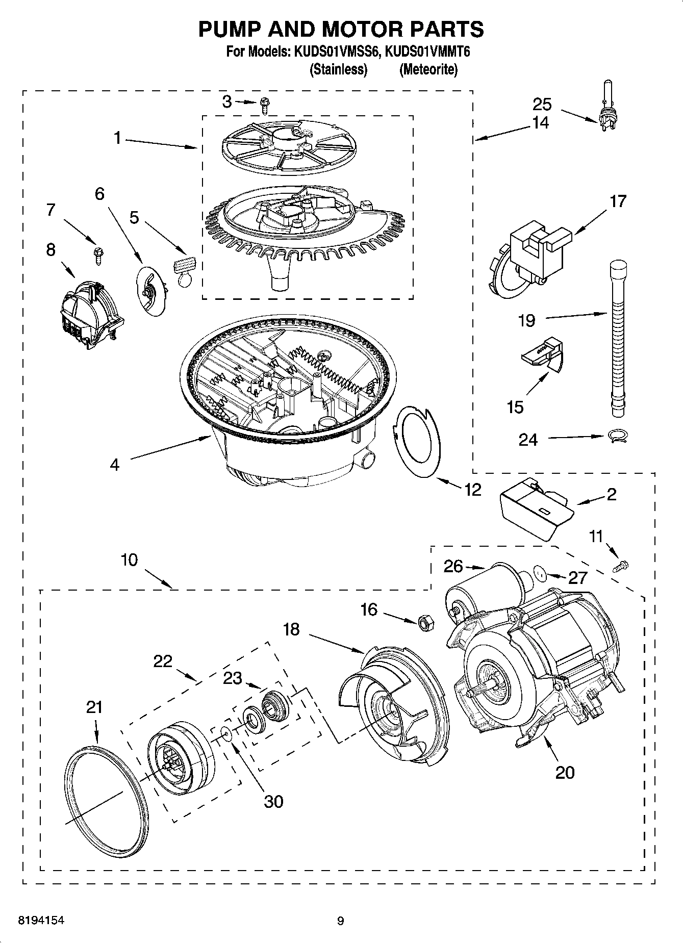 08 - PUMP AND MOTOR PARTS