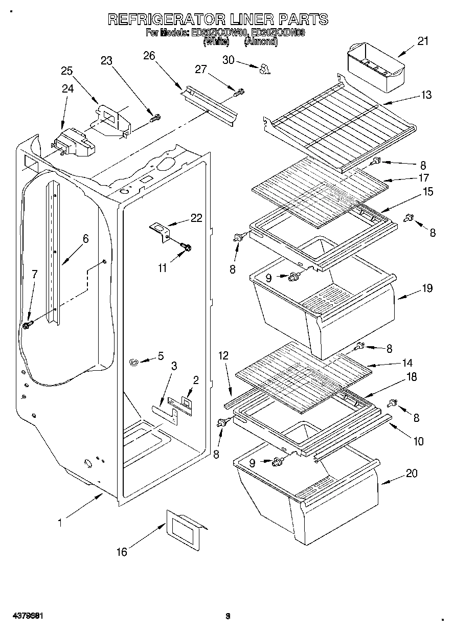 02 - REFRIGERATOR LINER