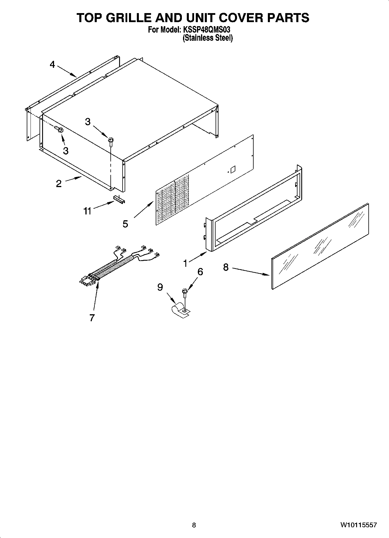 06 - TOP GRILLE AND UNIT COVER PARTS