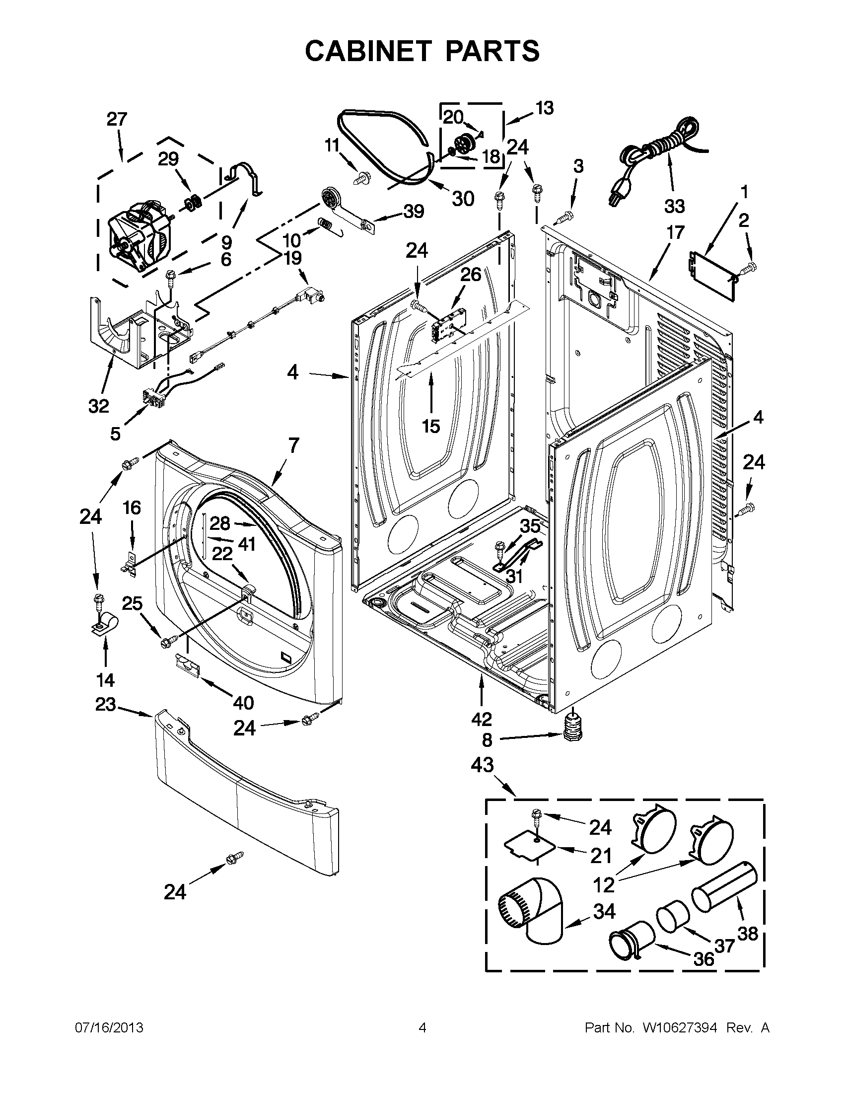 02 - CABINET PARTS