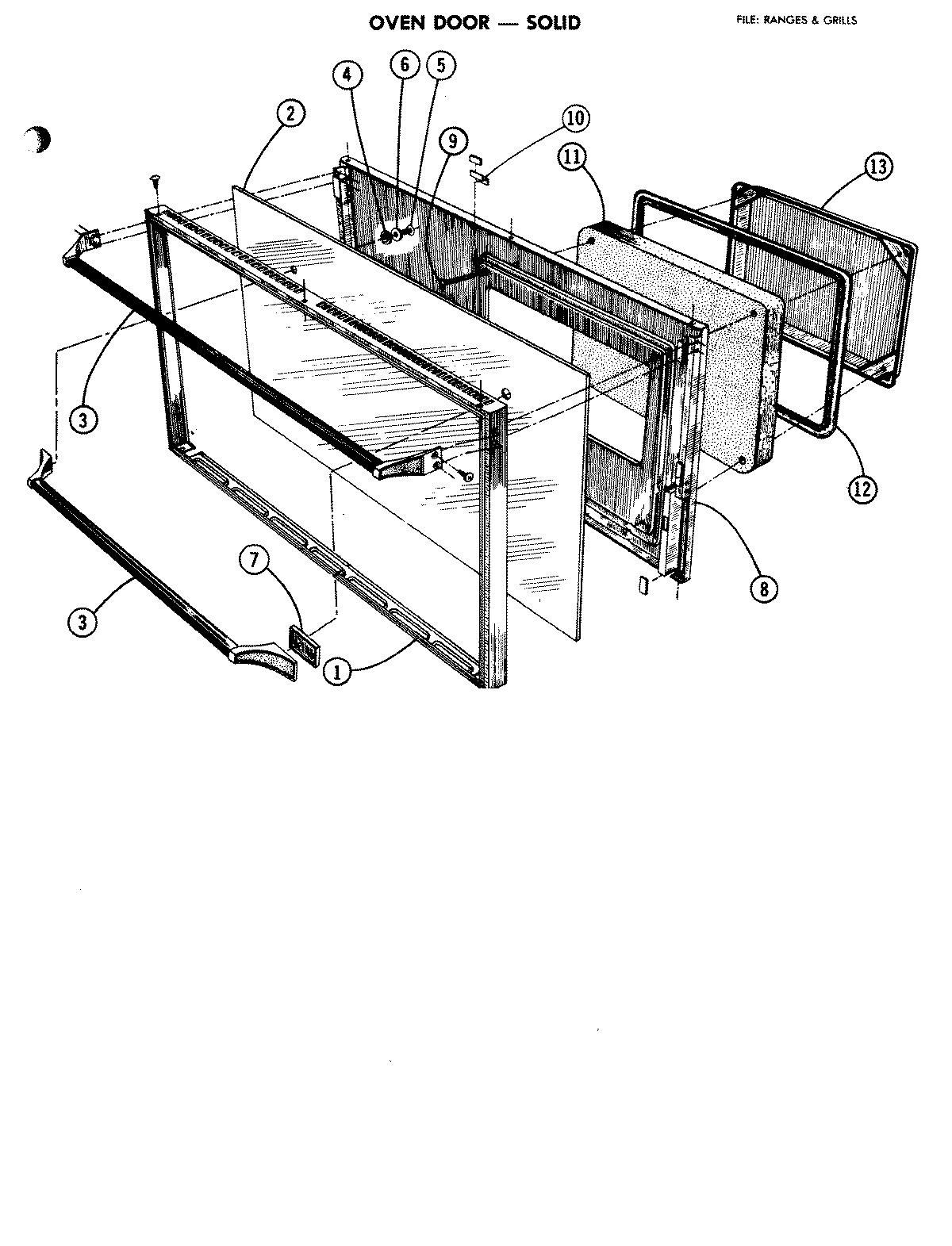 06 - OVEN DOOR (SOLID)