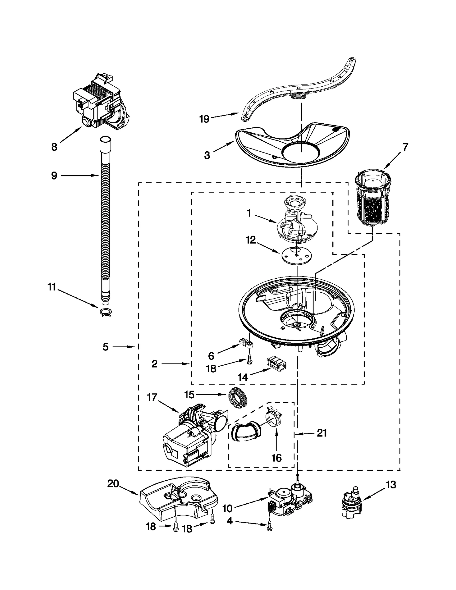 PUMP AND MOTOR PARTS