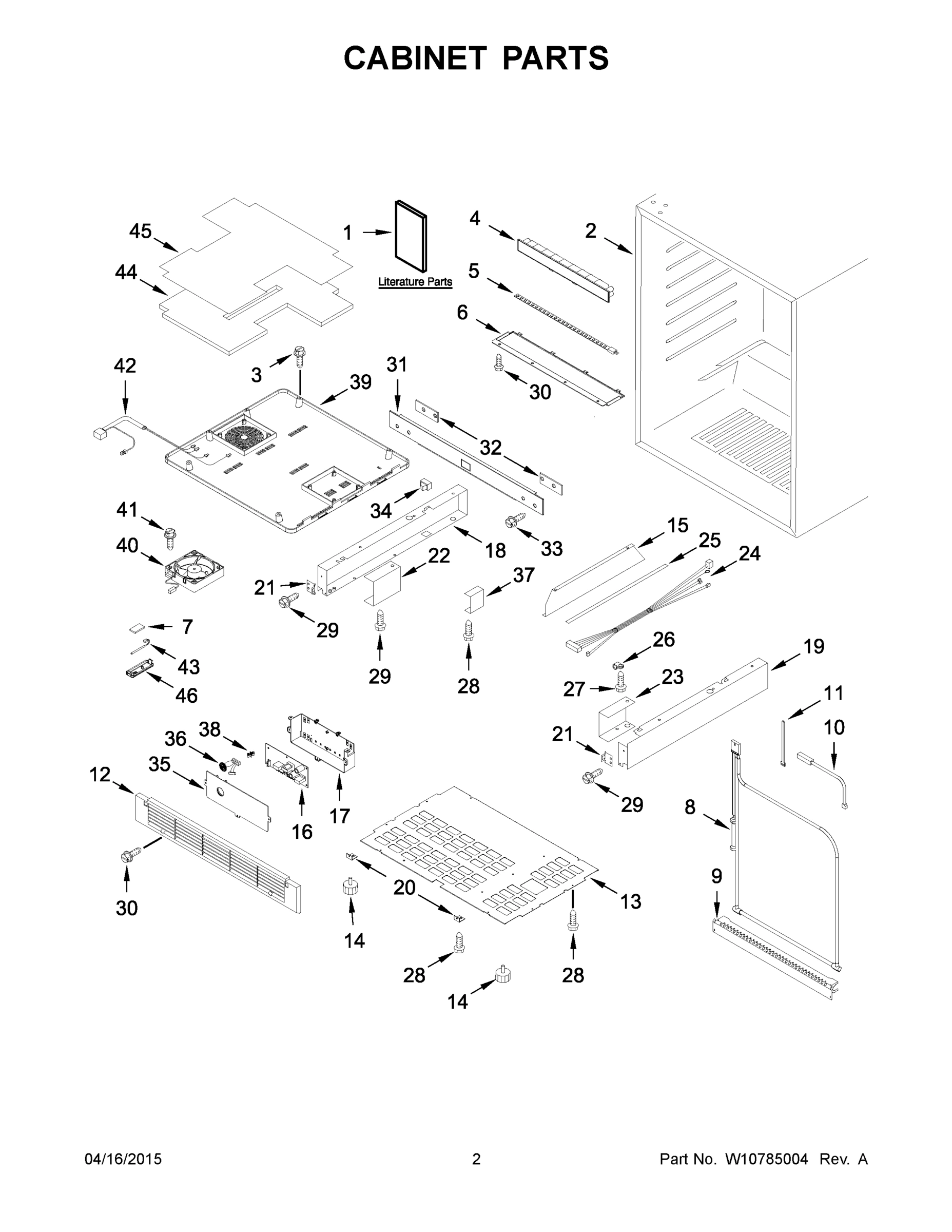 02 - CABINET PARTS