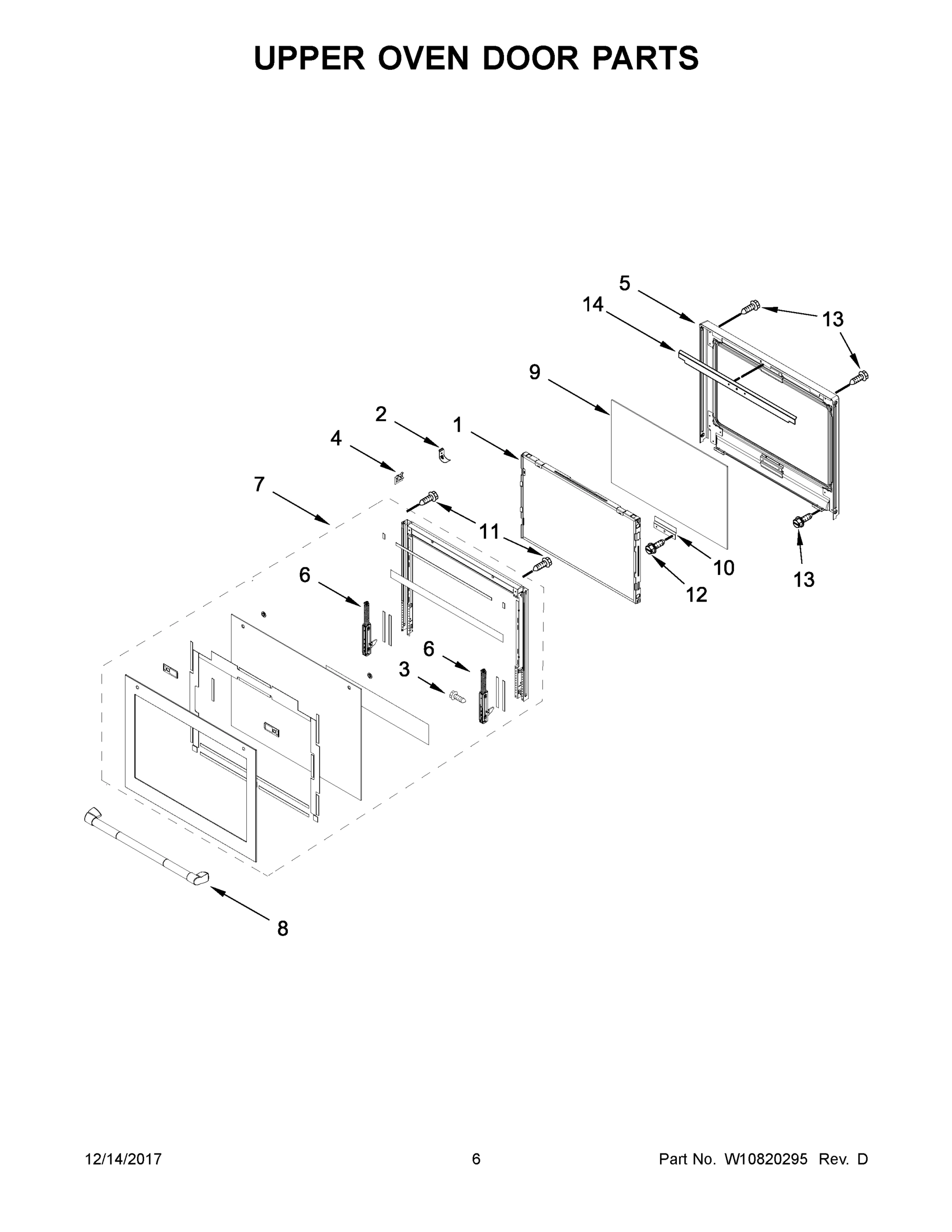 04 - UPPER OVEN DOOR PARTS