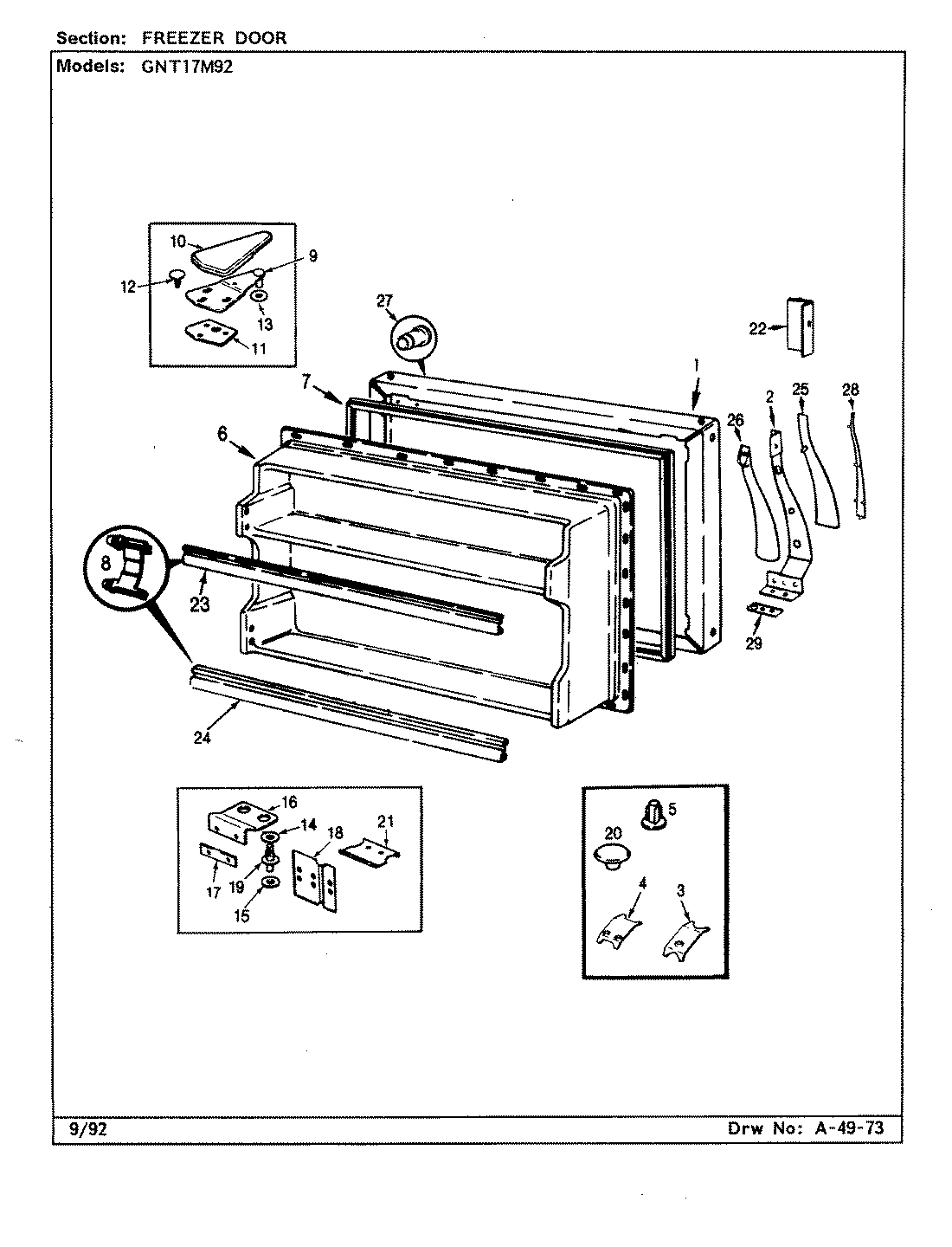 02 - FREEZER DOOR