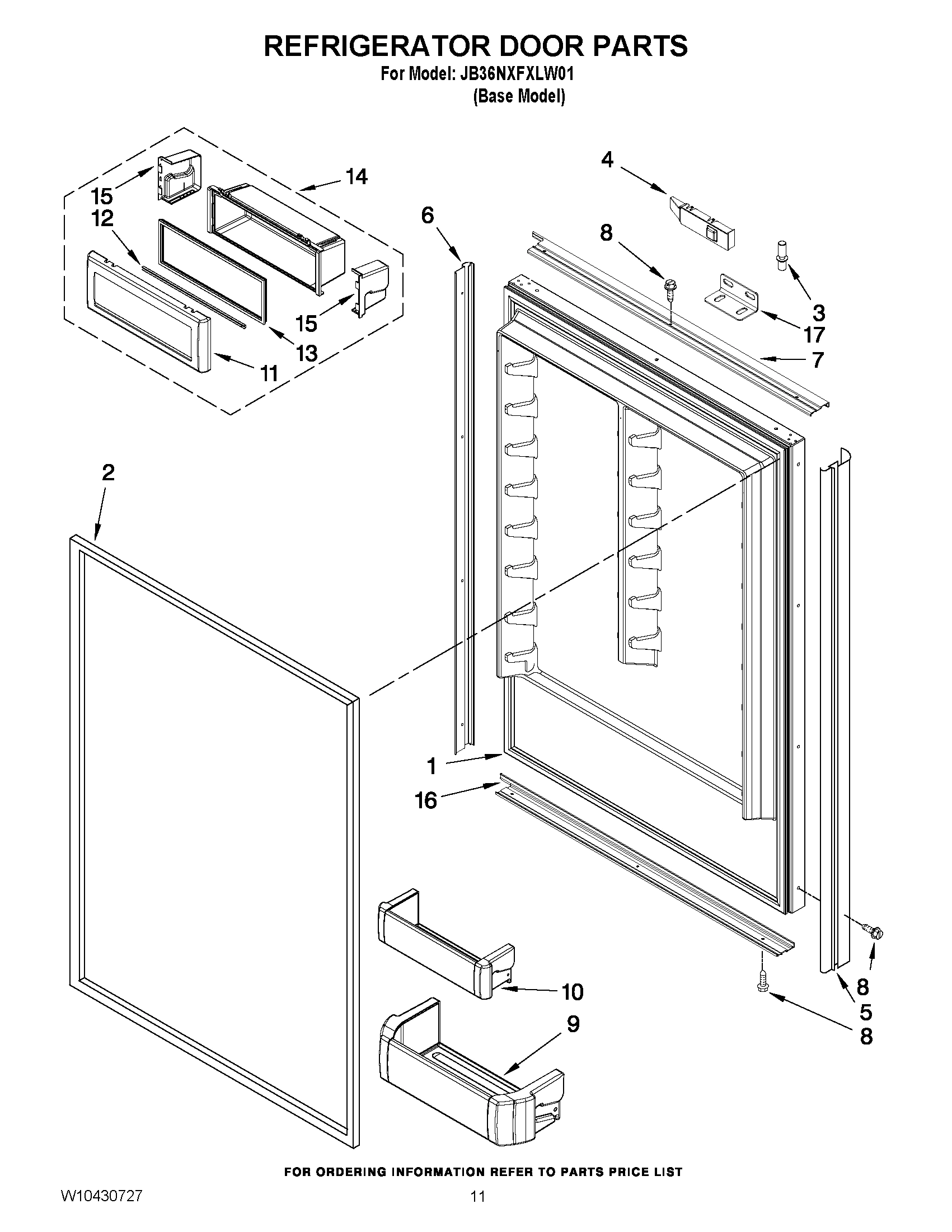 07 - REFRIGERATOR DOOR PARTS