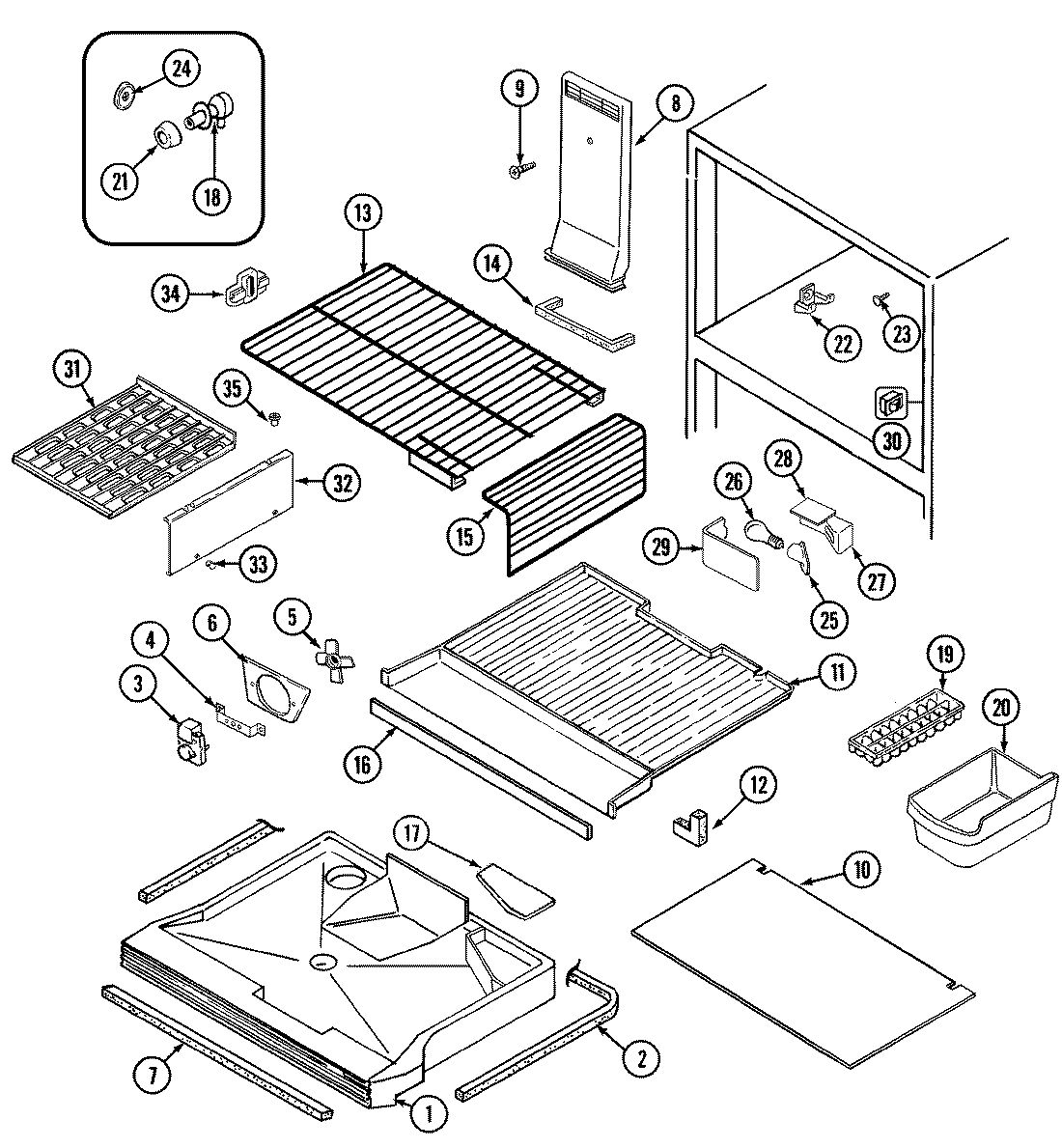 01 - FREEZER COMPARTMENT