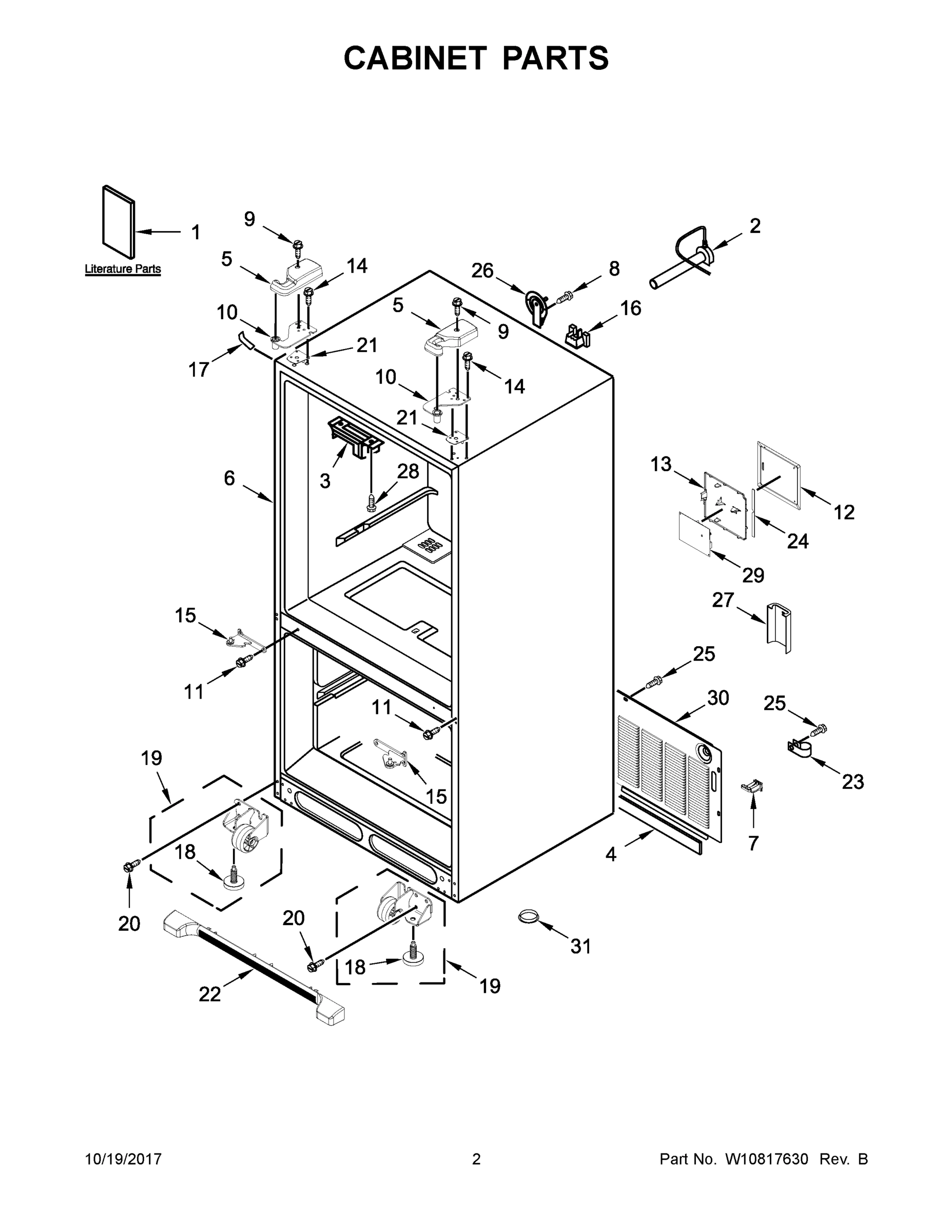 02 - CABINET PARTS
